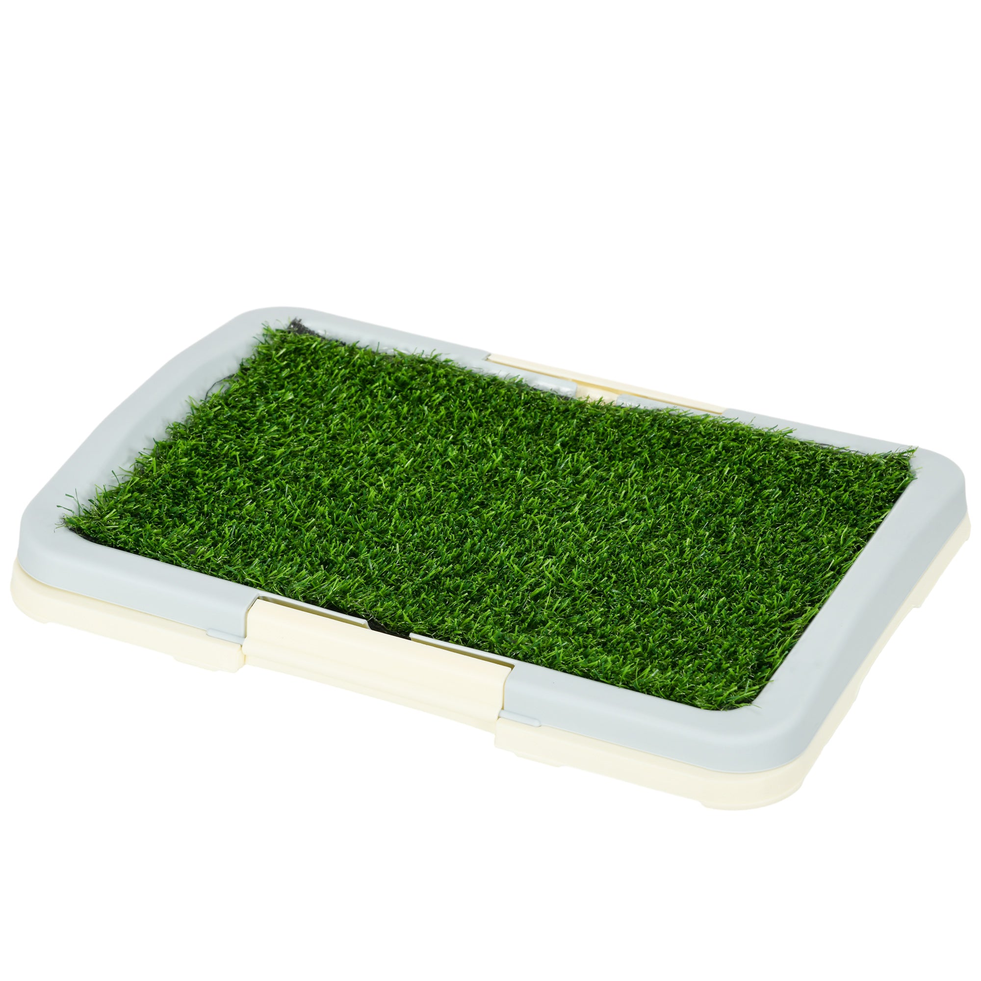 Indoor Portable Puppy Grass Pad - 3-Layer Dog Training Tray 18"-Dogs-DECOROLALA