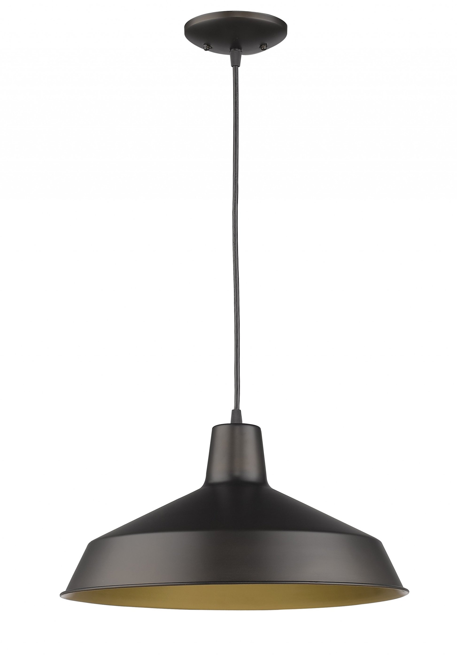 Industrial Brushed Bronze Hanging Light-Chandeliers-DECOROLALA