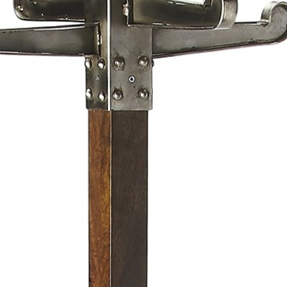 Industrial Chic Vintage Style Coat Rack-Coat Hangers-DECOROLALA