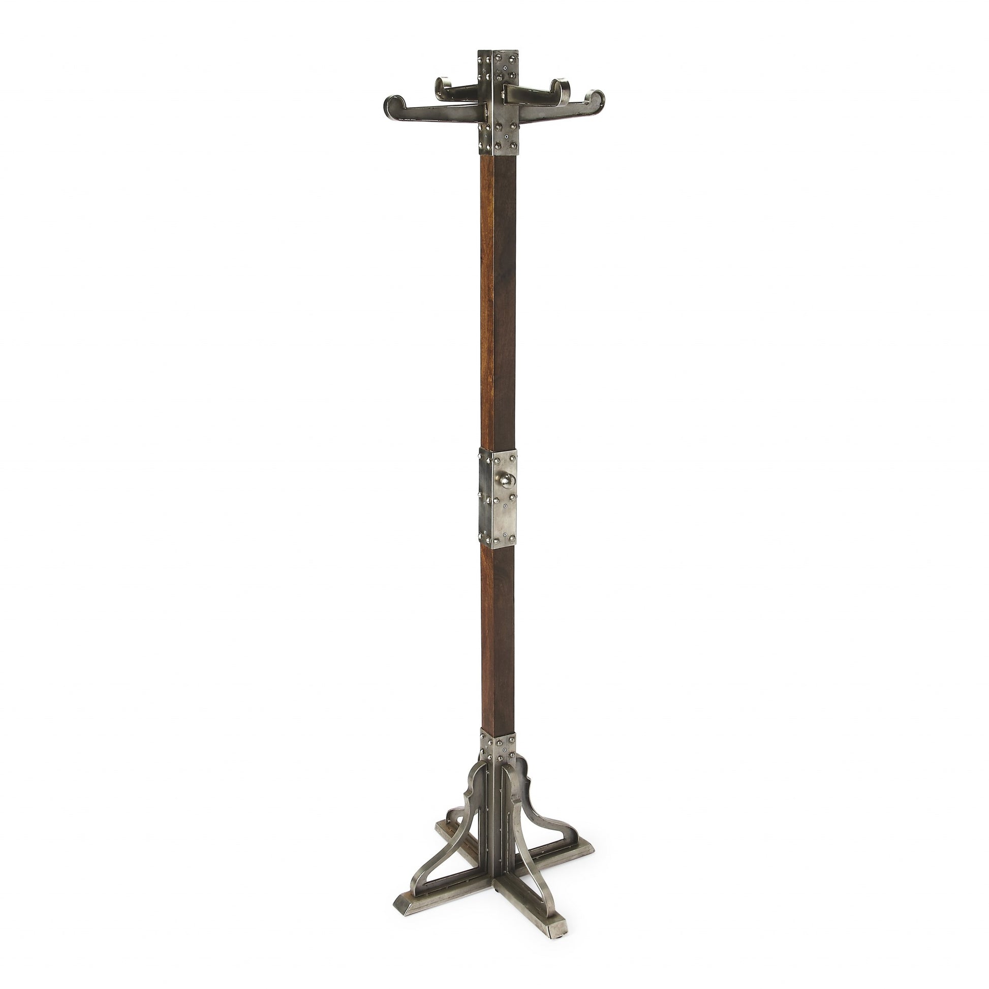 Industrial Chic Vintage Style Coat Rack-Coat Hangers-DECOROLALA