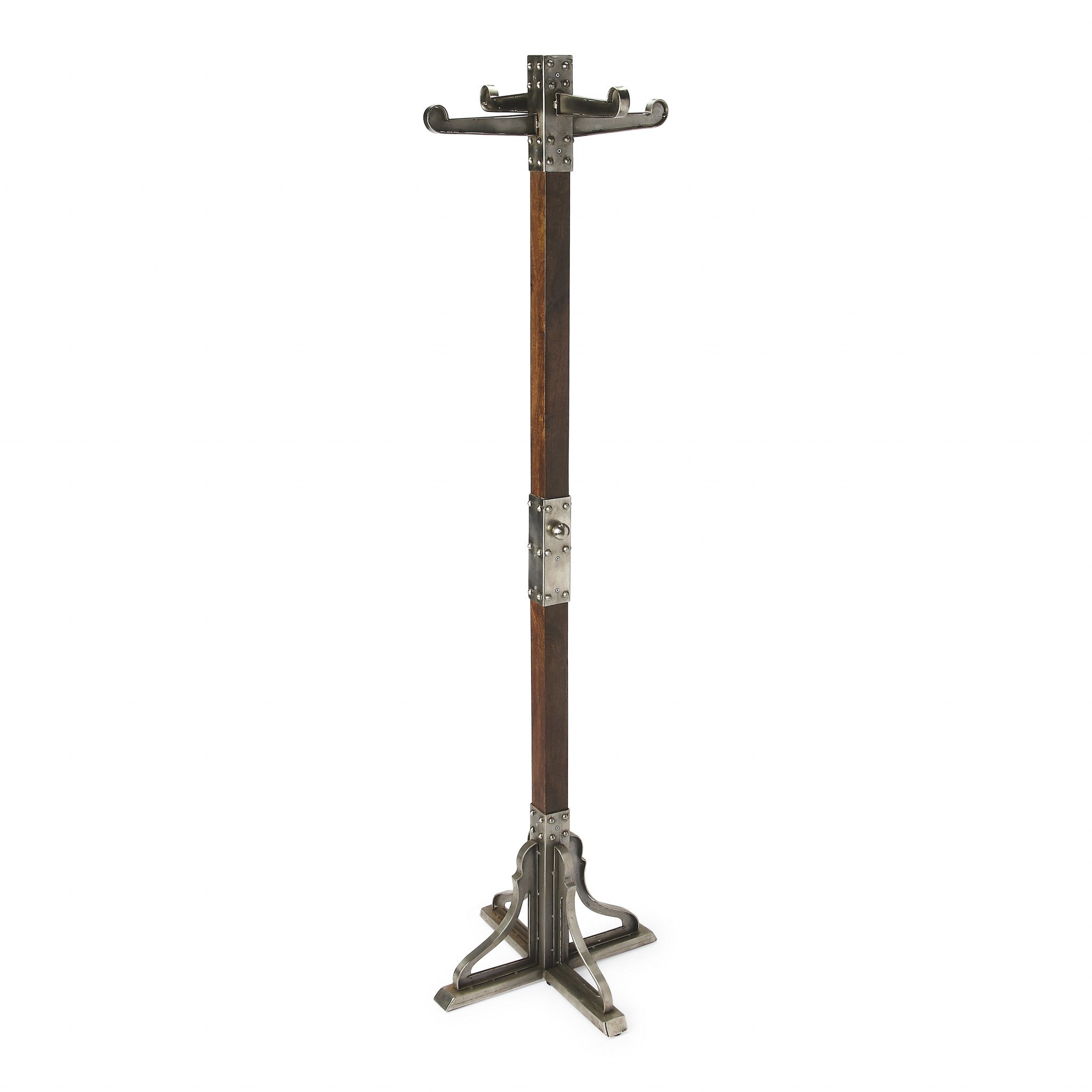 Industrial Chic Vintage Style Coat Rack-Coat Hangers-DECOROLALA