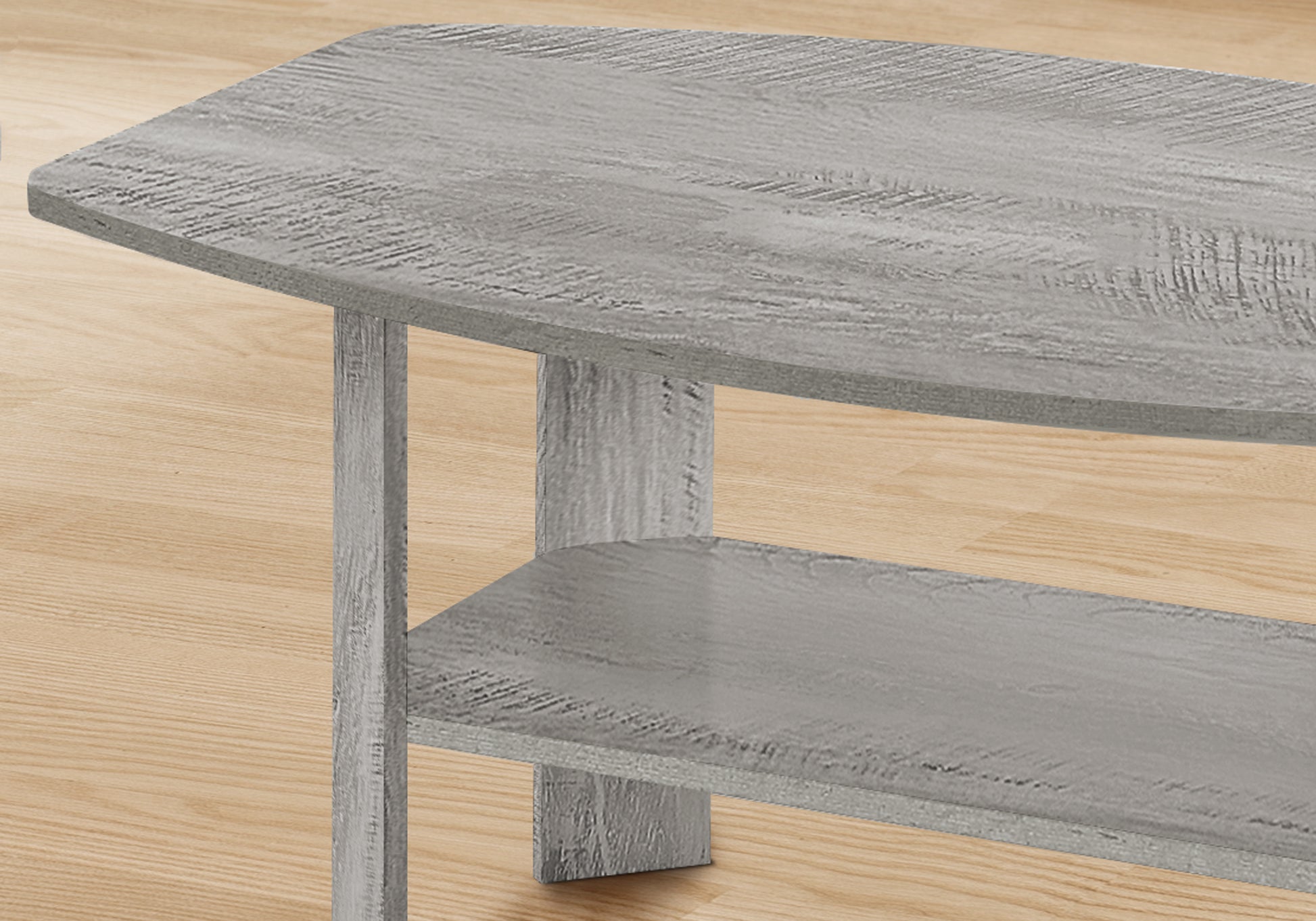 Industrial Grey 3-Piece Coffee Table Set-Table Set-DECOROLALA