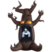 Inflatable Halloween Haunted Tree with Ghost - 94" LED Display-Home Furnishings > Holiday & Seasonal > Halloween Decorations-DECOROLALA