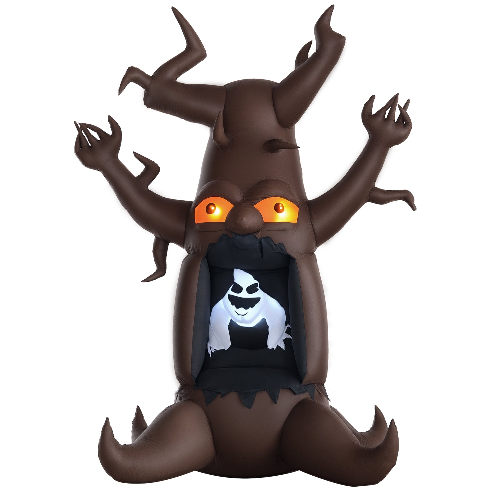 Inflatable Halloween Haunted Tree with Ghost - 94" LED Display-Home Furnishings > Holiday & Seasonal > Halloween Decorations-DECOROLALA