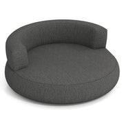 Inflatable Lounger Air Sofa with Detachable Cover-Gray-Camping Furniture-DECOROLALA