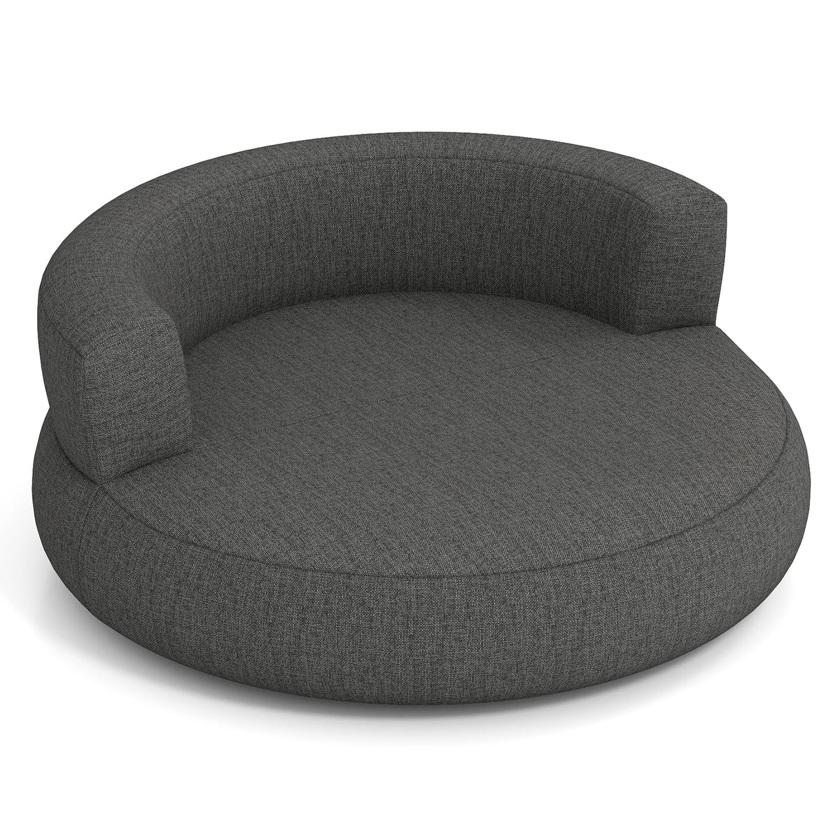 Inflatable Lounger Air Sofa with Detachable Cover-Gray-Camping Furniture-DECOROLALA