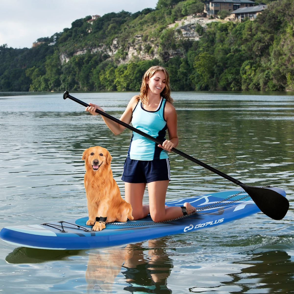 Inflatable Stand Up Paddle Board Sup Board with Premium SUP Accessories-L-Surfing-DECOROLALA