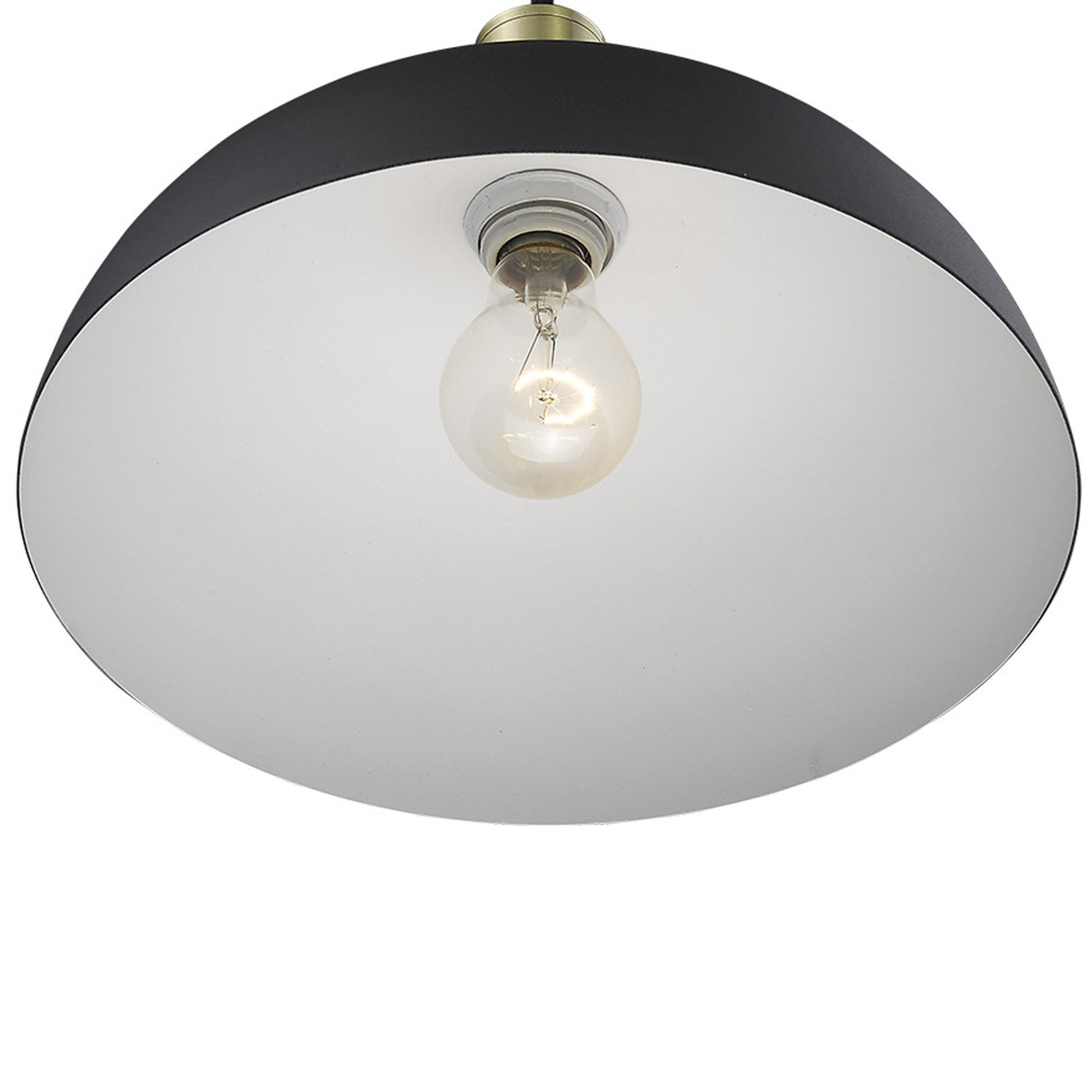 Ingo 1-Light Matte Black Pendant-Pendants-Hanging Lights-DECOROLALA