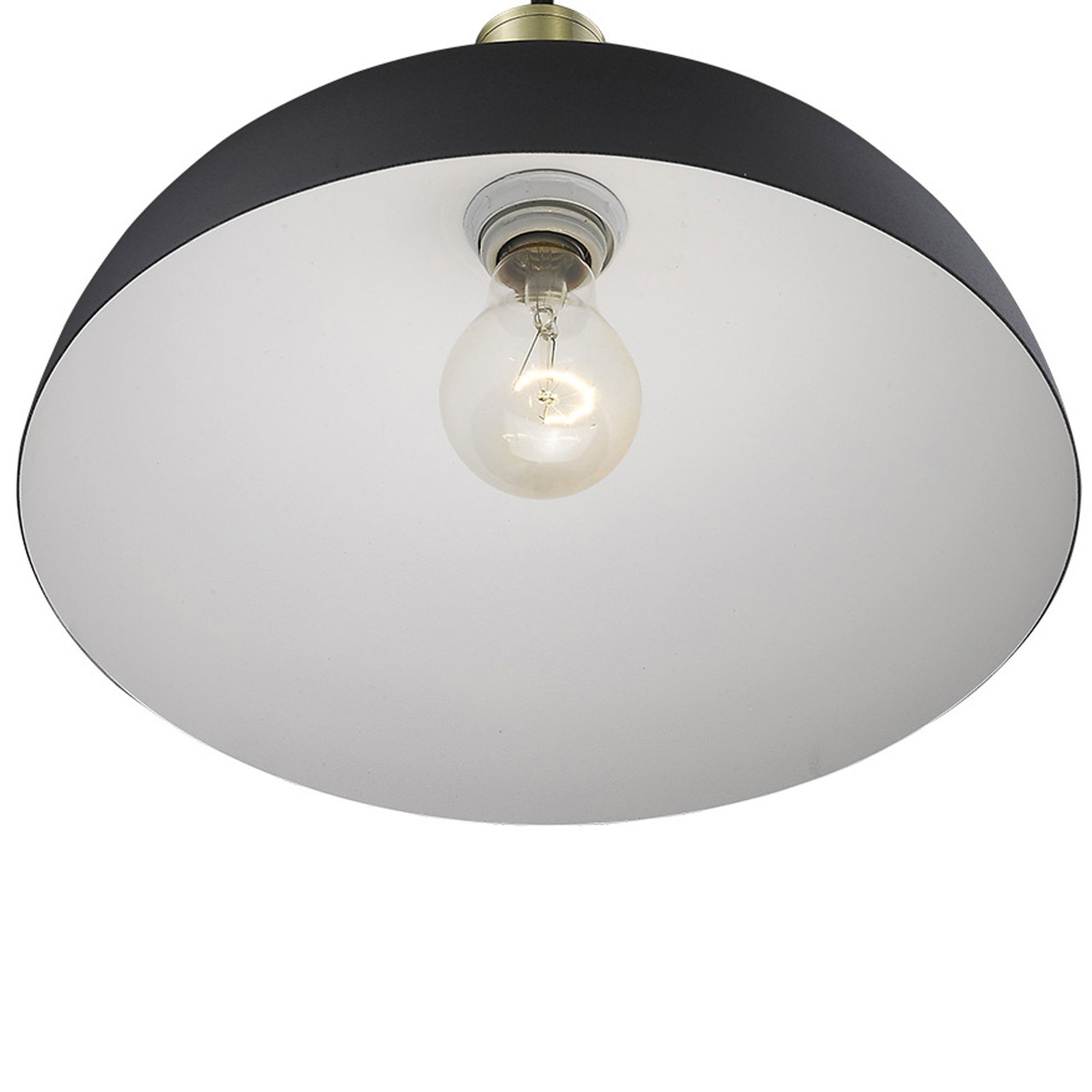 Ingo 1-Light Matte Black Pendant-Pendants-Hanging Lights-DECOROLALA