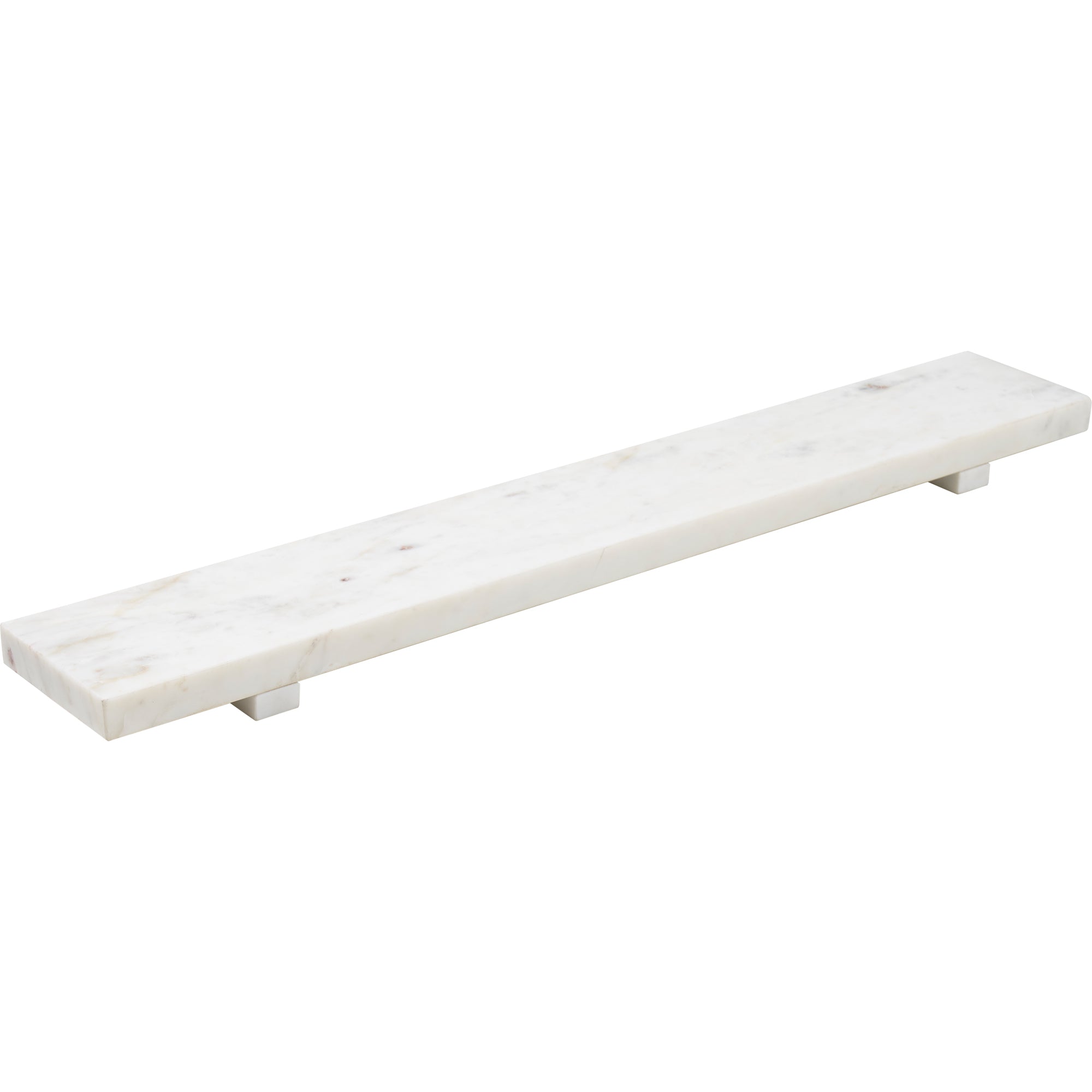 Inka Indoor Marble Tray, White-Tray-DECOROLALA