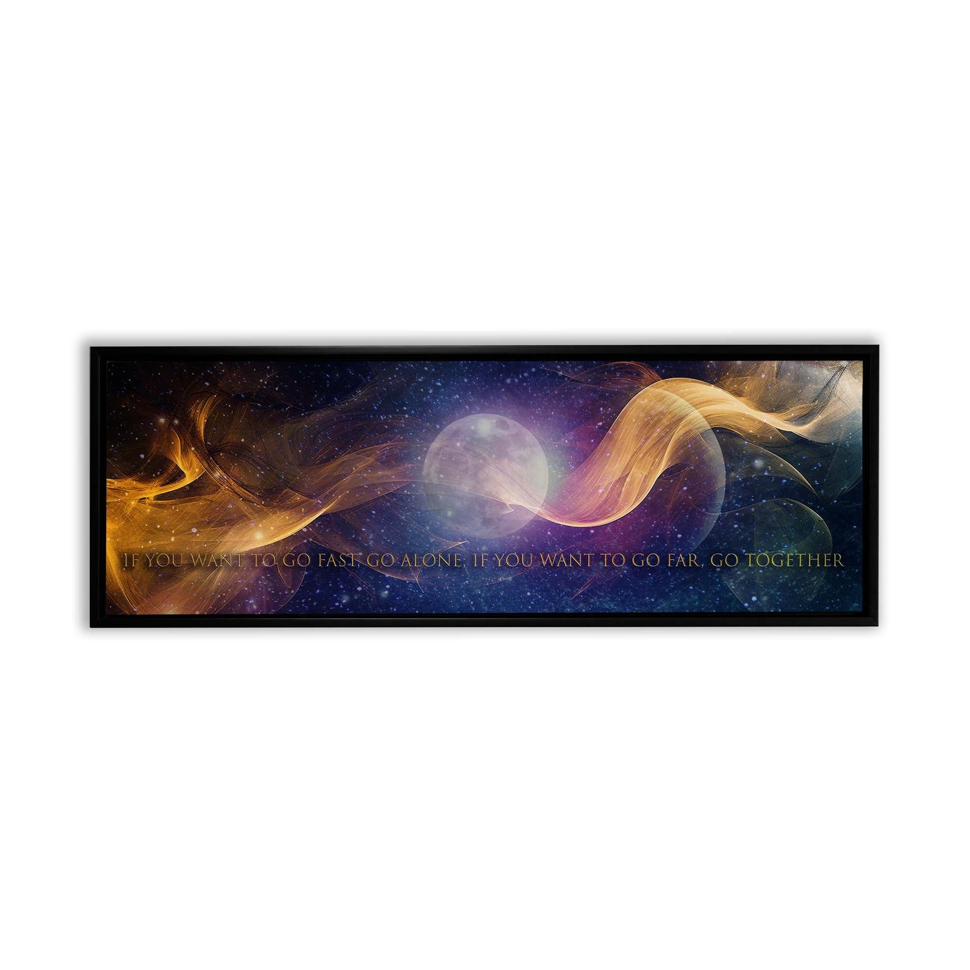 Inspiration Quote Canvas Wall Art 72x24 Large-Wall Art-DECOROLALA