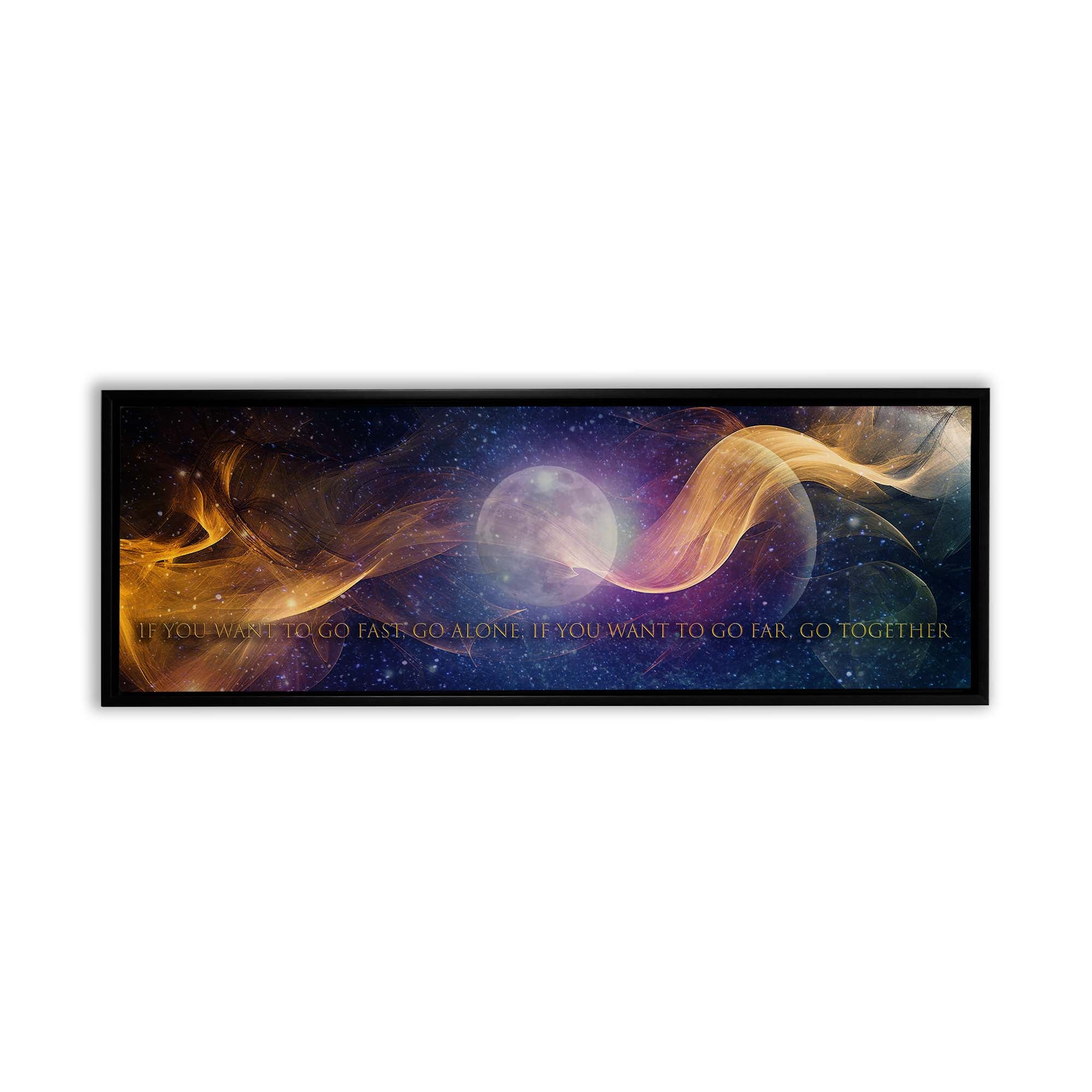 Inspiration Quote Canvas Wall Art 72x24 Large-Wall Art-DECOROLALA