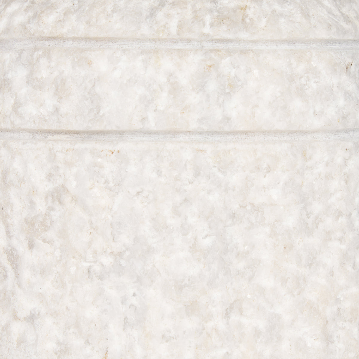 Irina Small White and Gray Banswara Marble Door Stopper-Objects-DECOROLALA