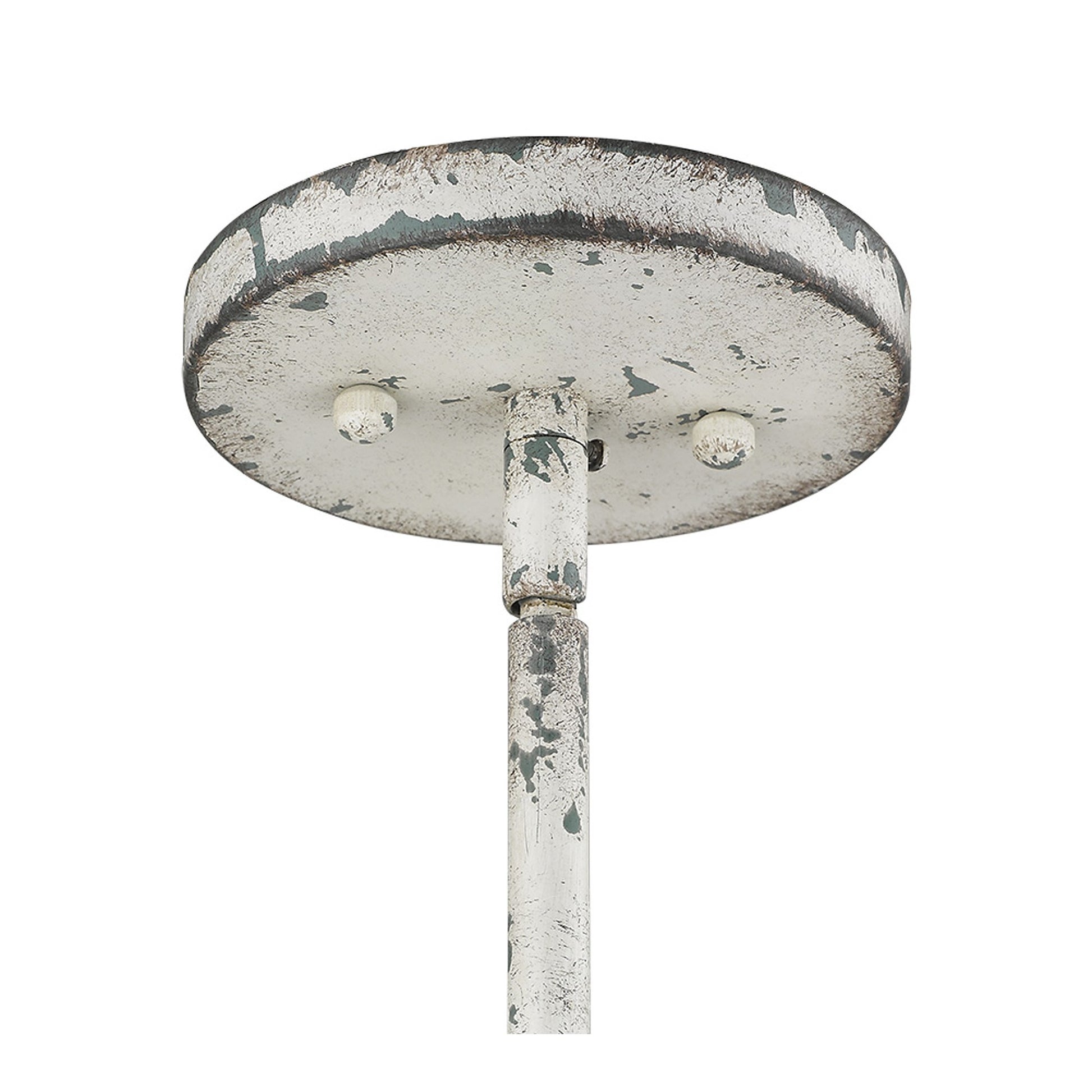 Iris 1-Light Aged Ivory Pendant-Pendants-Hanging Lights-DECOROLALA