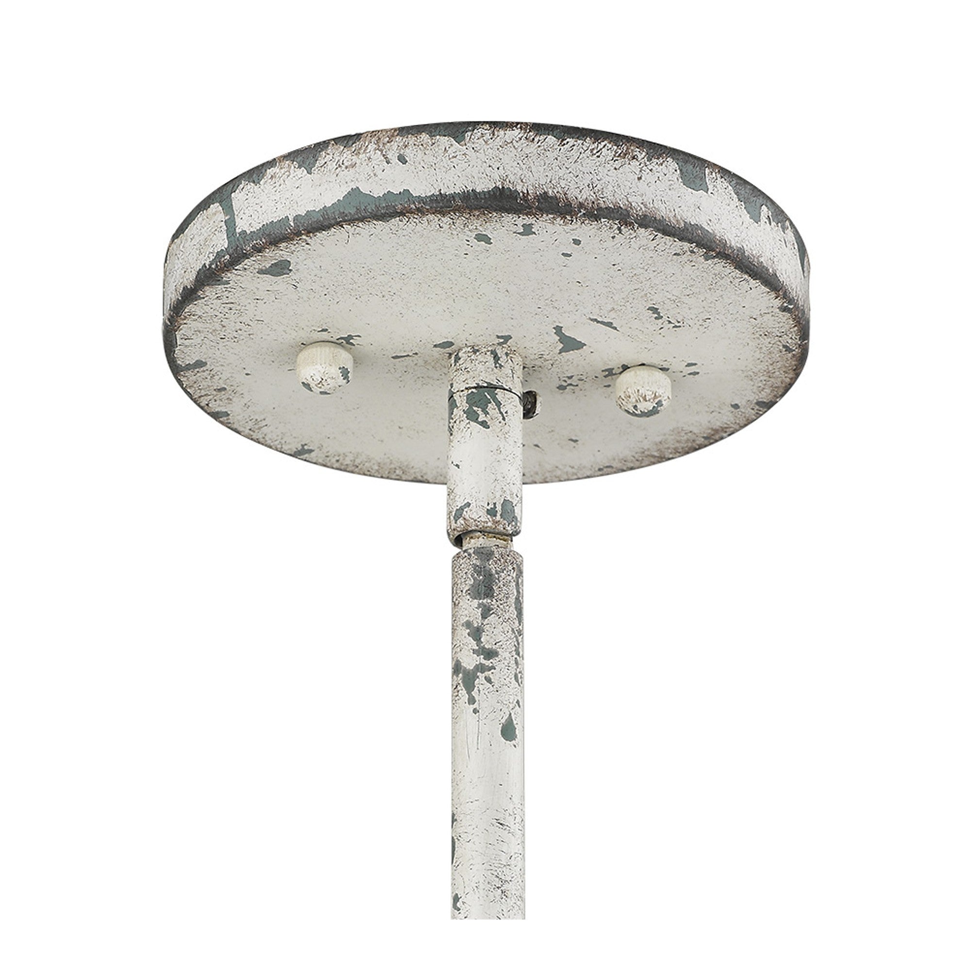 Iris 1-Light Aged Ivory Pendant-Pendants-Hanging Lights-DECOROLALA