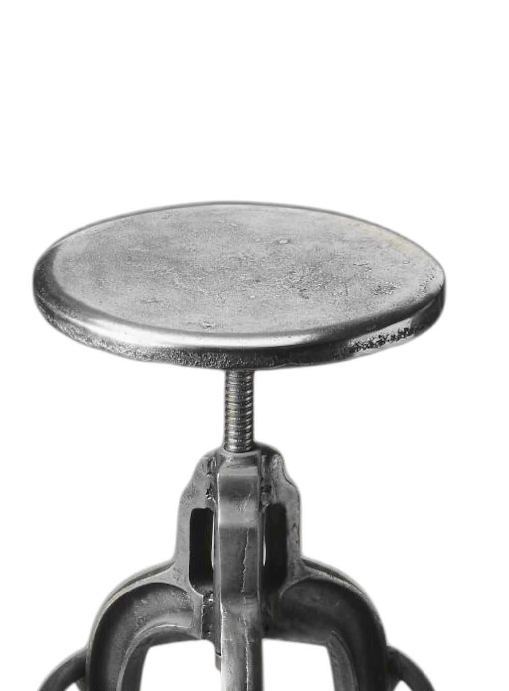 Iron Backless Swivel Bar Chair-Bar Chairs-DECOROLALA