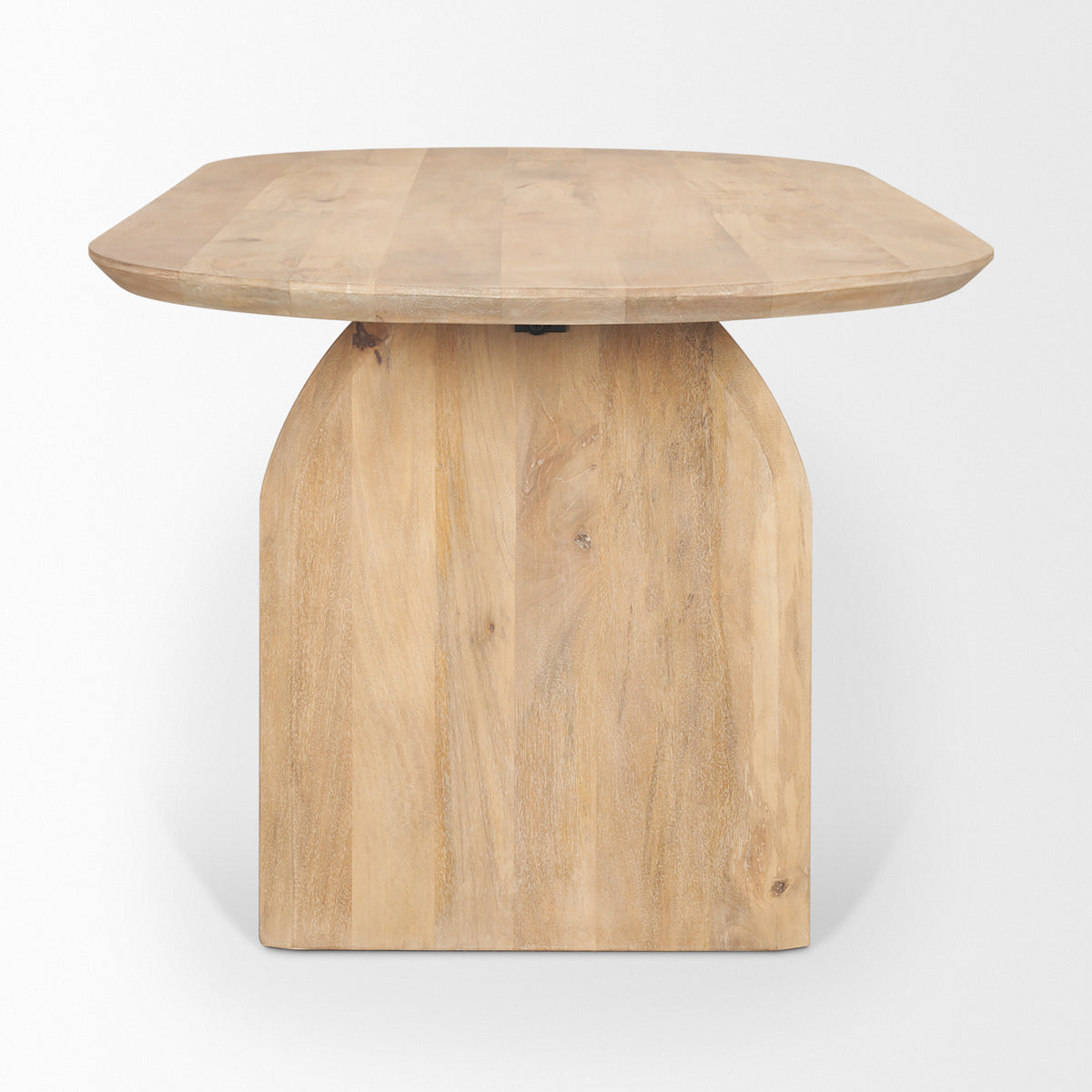 Isla 86.5"L x 39"W Oval Dining Table | Modern | Wood | Seats 6-Dining Tables-DECOROLALA