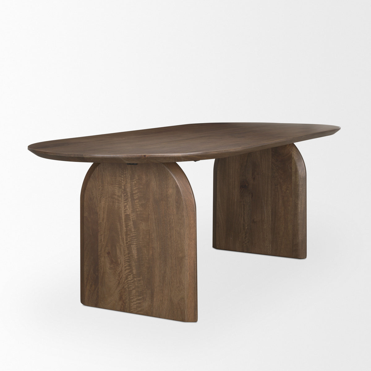 Isla 86.5"L x 39"W Oval Dining Table | Modern | Wood | Seats 6-Dining Tables-DECOROLALA