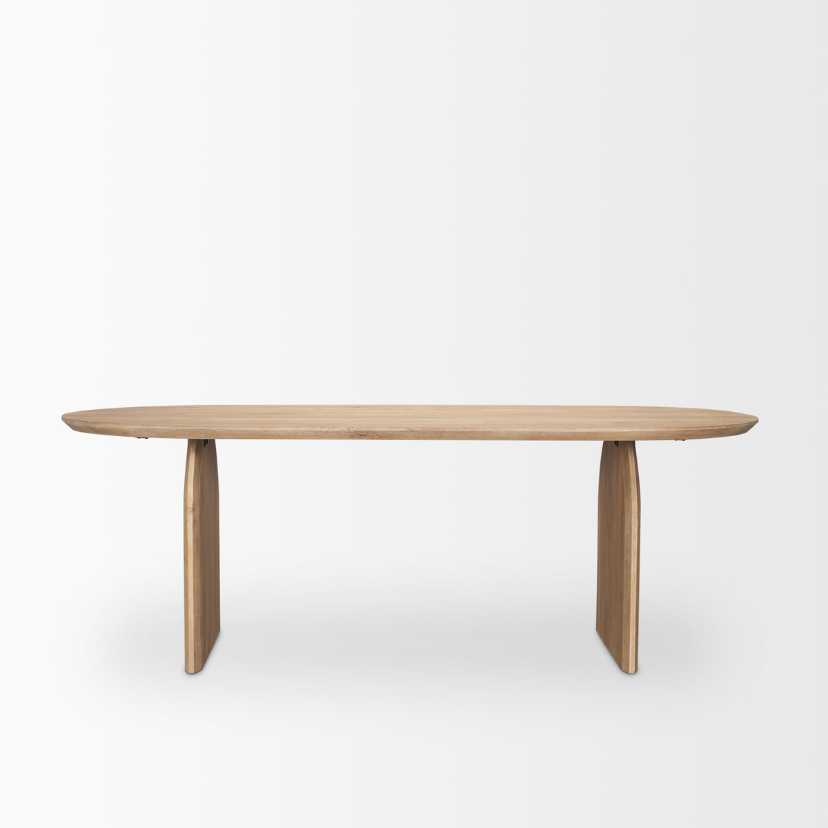 Isla 86.5"L x 39"W Oval Dining Table | Modern | Wood | Seats 6-Dining Tables-DECOROLALA