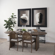 Isla 86.5"L x 39"W Oval Dining Table | Modern | Wood | Seats 6-Dining Tables-DECOROLALA