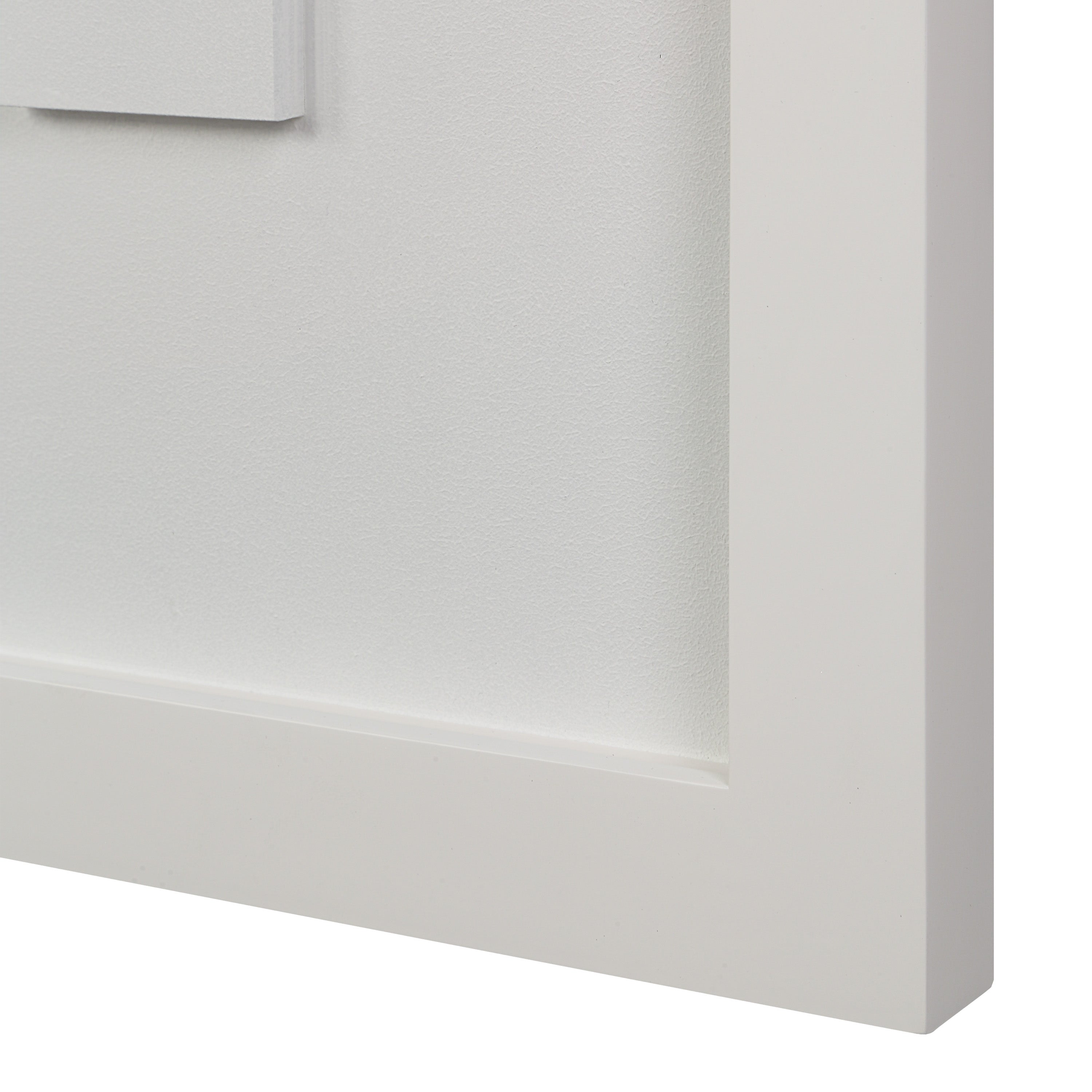 Ispra 19" Wide Wall Decor, Matte White-Wall Art-DECOROLALA