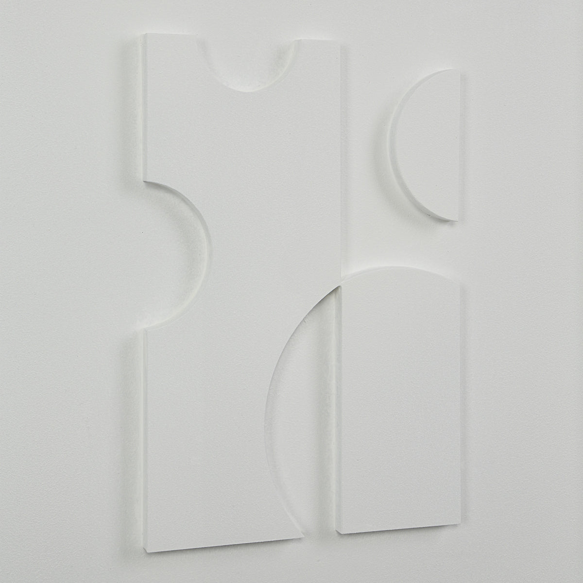 Ispra 19" Wide Wall Decor, Matte White-Wall Art Prints-DECOROLALA