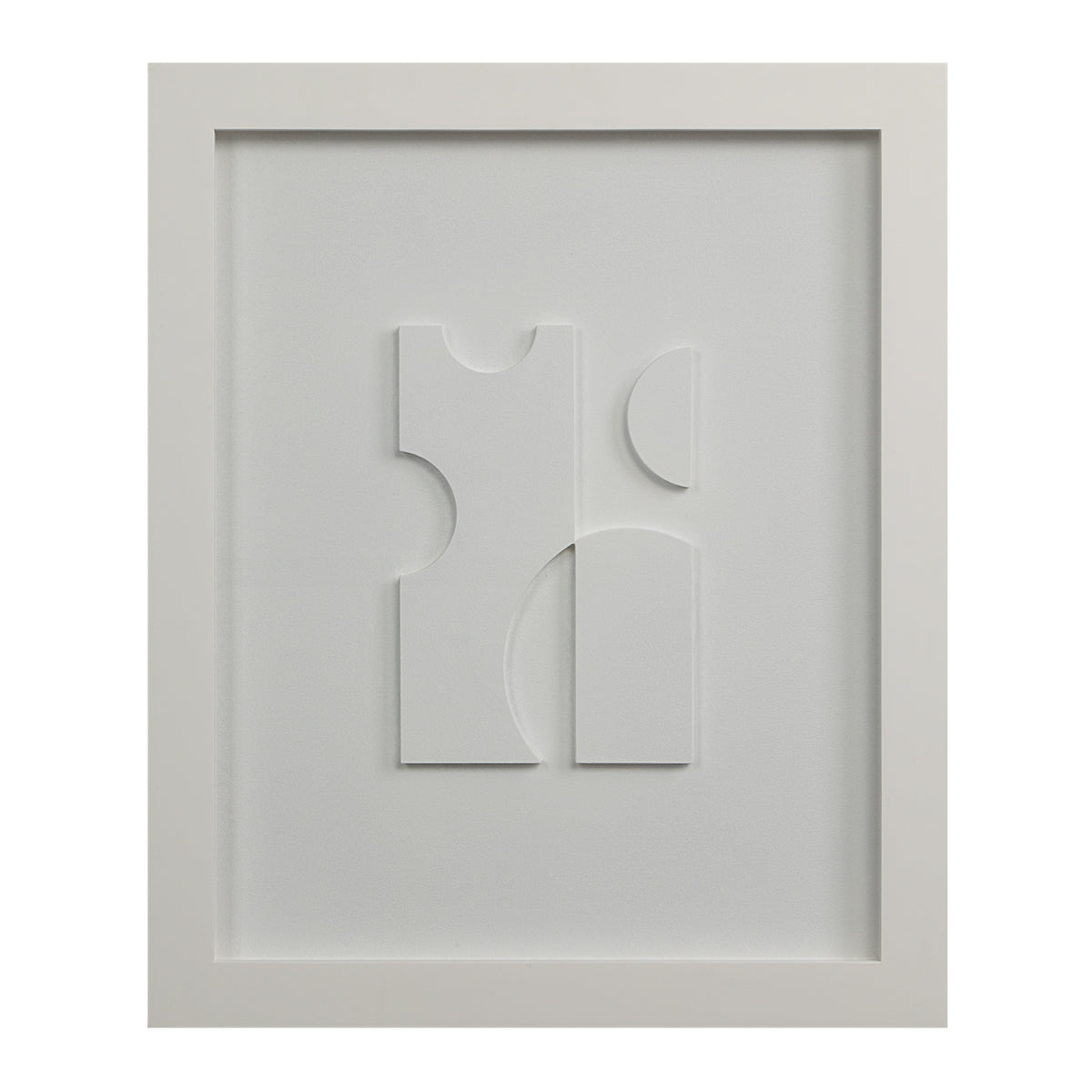Ispra 19" Wide Wall Decor, Matte White-Wall Art Prints-DECOROLALA