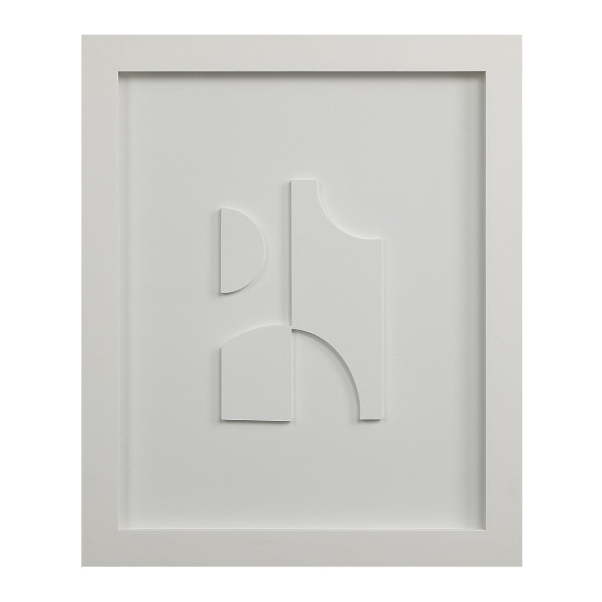 Ispra 19" Wide Wall Decor, Matte White-Wall Art Prints-DECOROLALA