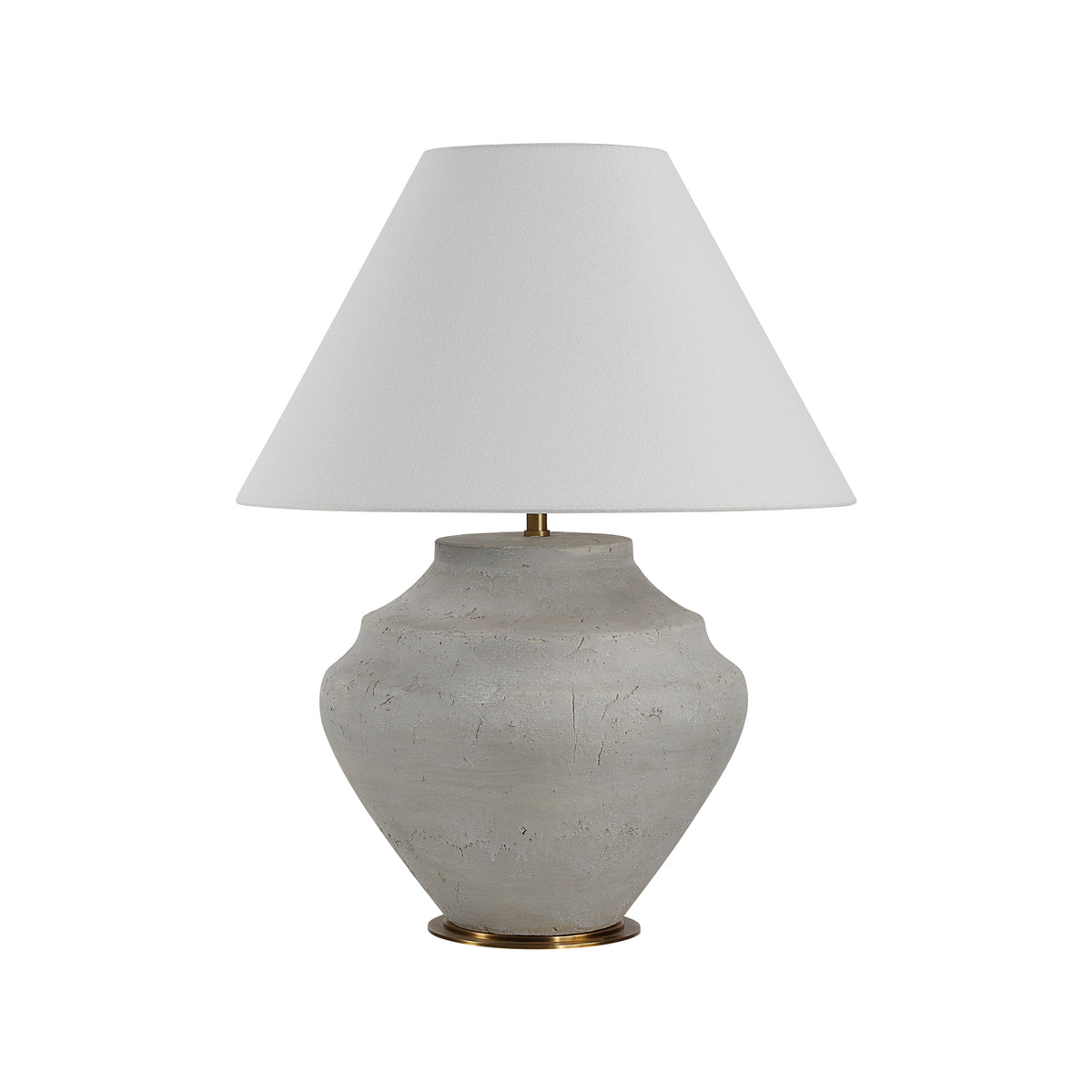 Iulia 22.75" Table Lamp, Antique Beige Ceramic-Table Lamps-DECOROLALA