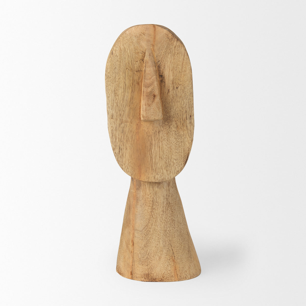 Ivan Large Wooden Head Sculpture-Objects-DECOROLALA
