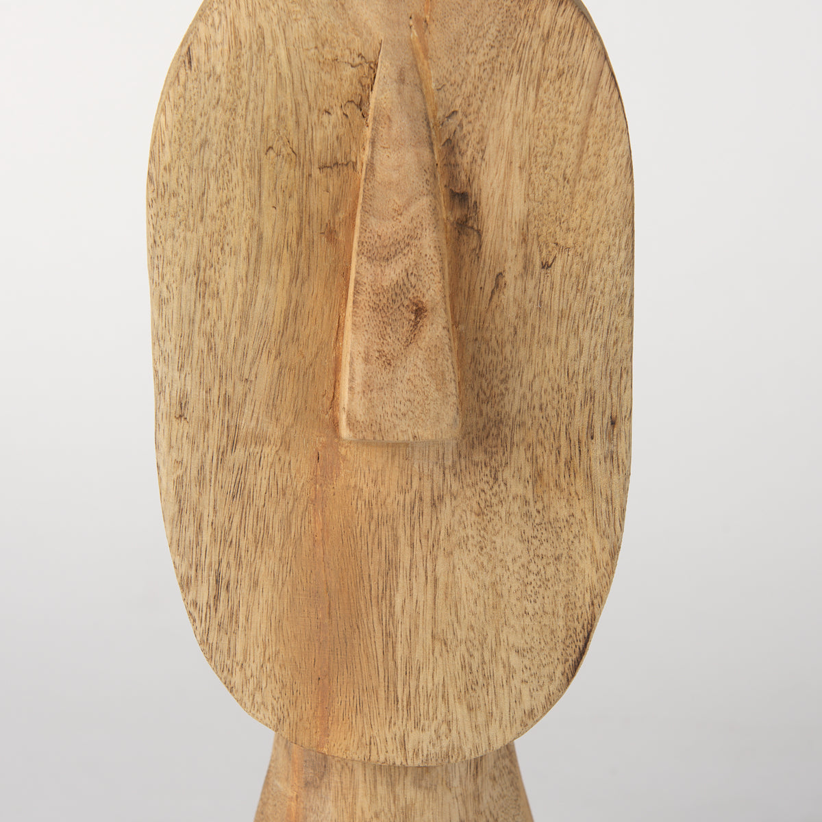 Ivan Large Wooden Head Sculpture-Objects-DECOROLALA