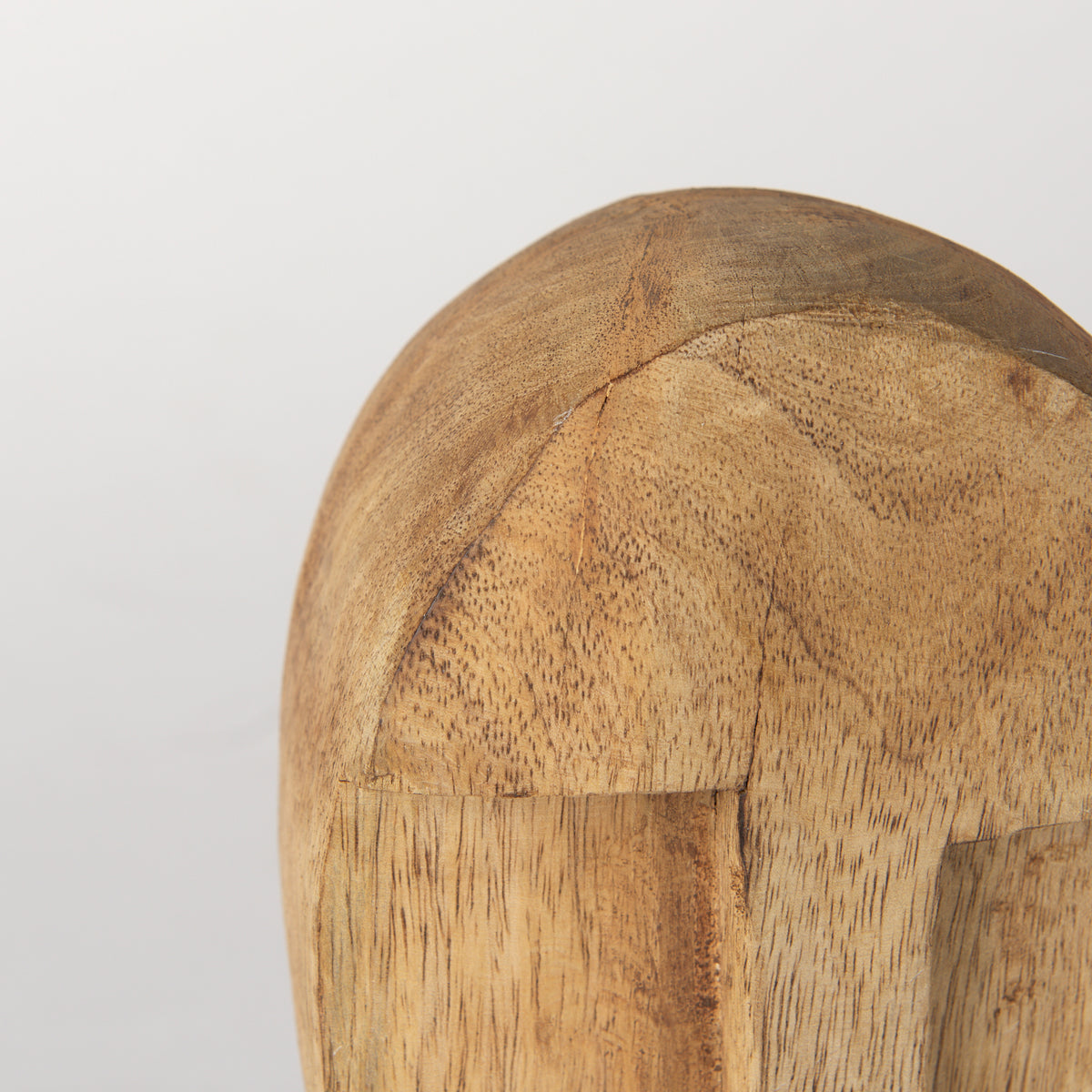 Ivan Medium Wooden Head Sculpture-Objects-DECOROLALA