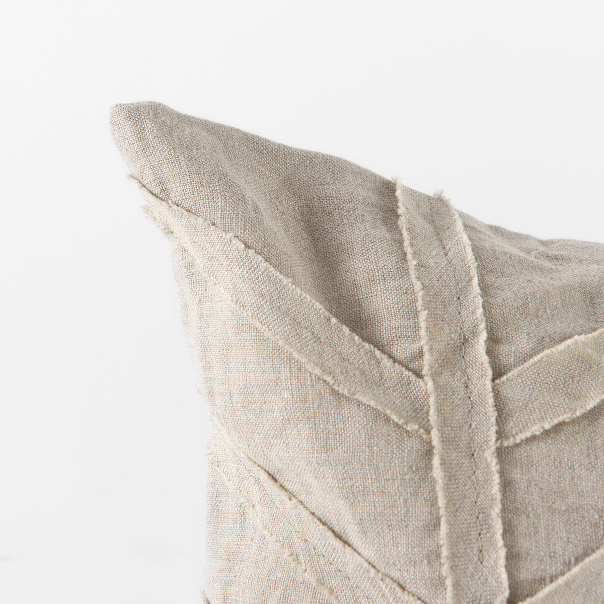 Ivivva Beige Fabric Textured Pillow Cover (Min Order Qty 2)-Decorative Pillows-DECOROLALA
