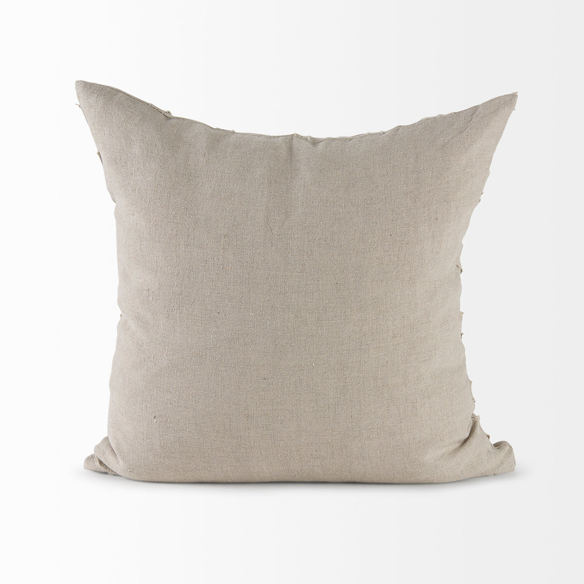 Ivivva Beige Fabric Textured Pillow Cover (min order qty 2)-Decorative Pillows-DECOROLALA