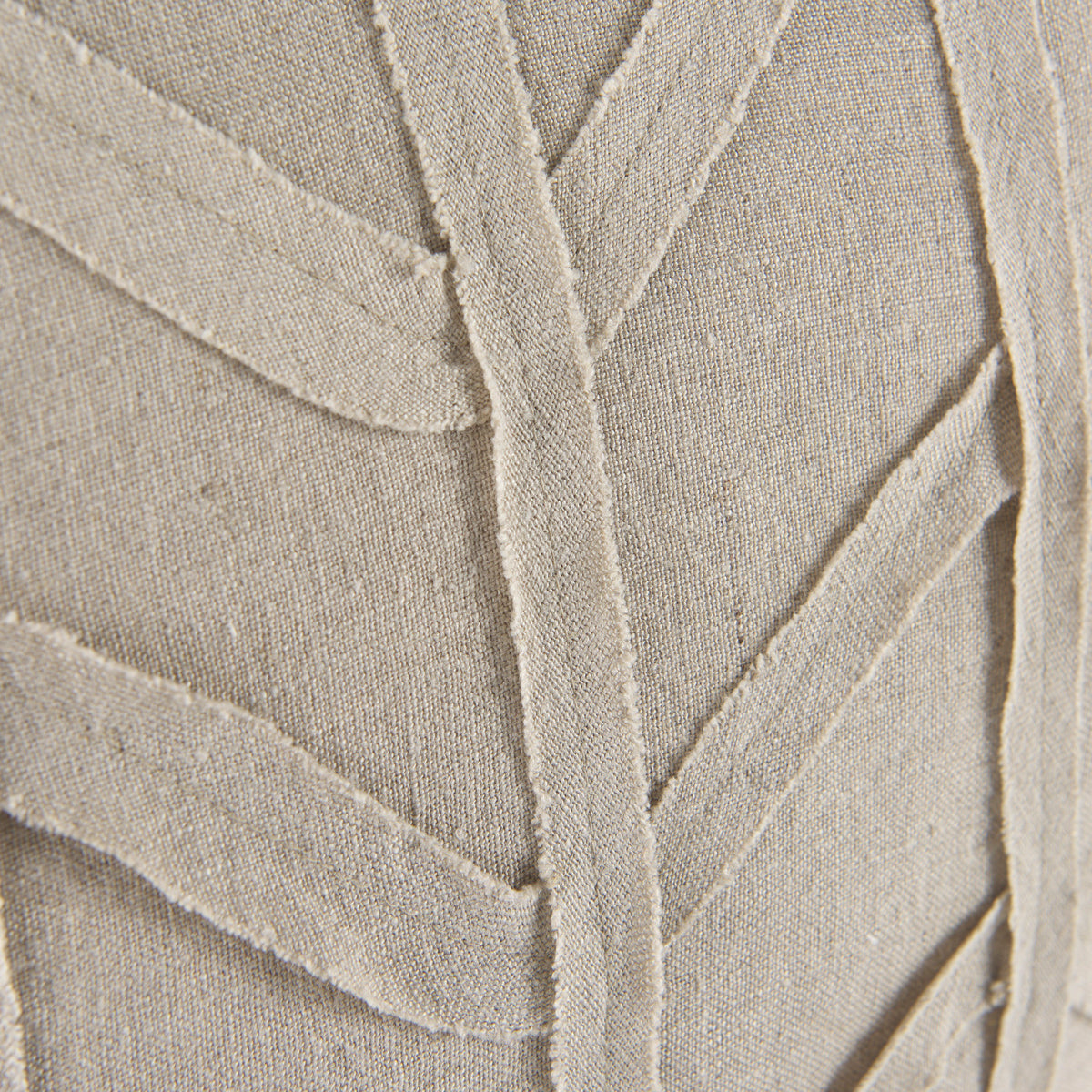 Ivivva Beige Fabric Textured Pillow Cover (min order qty 2)-Decorative Pillows-DECOROLALA