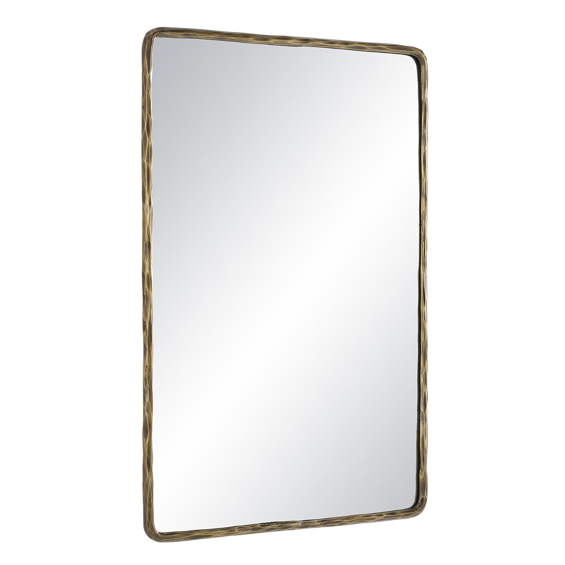 Ivory 36" Tall Rectangle Wall Mirror, Yellow-Mirror-DECOROLALA