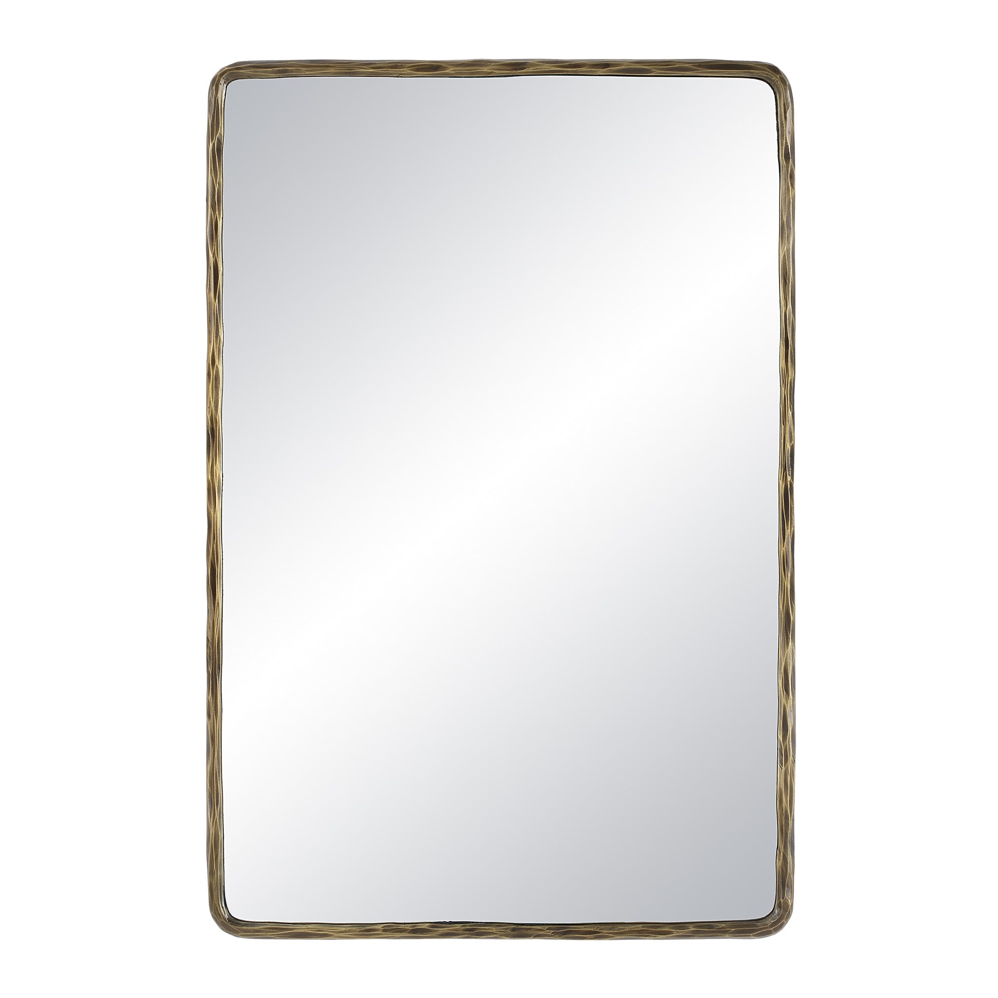 Ivory 36" Tall Rectangle Wall Mirror, Yellow-Mirror-DECOROLALA