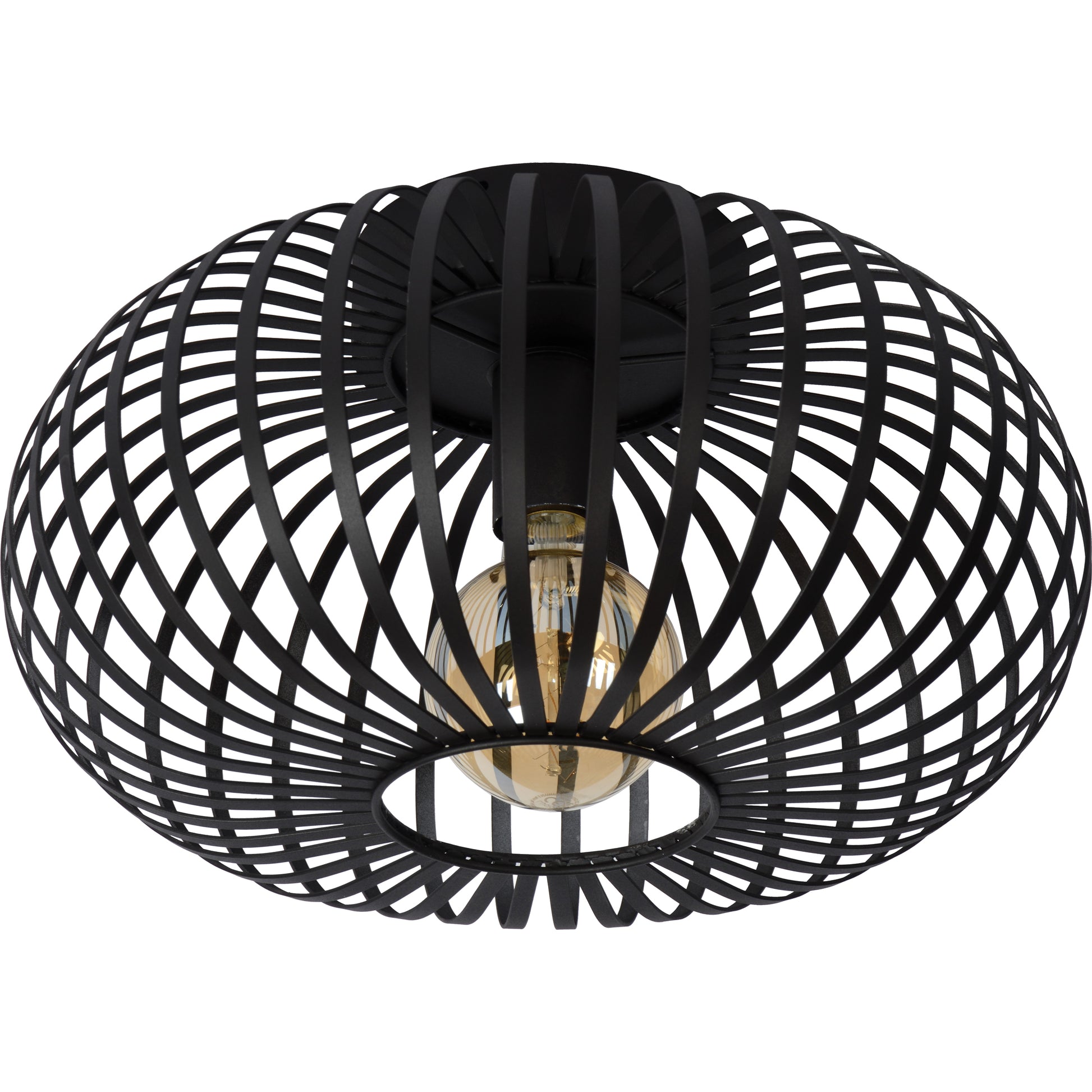 Ivy 9" Length Ceiling Fixture, Black-Ceiling Fixture-DECOROLALA
