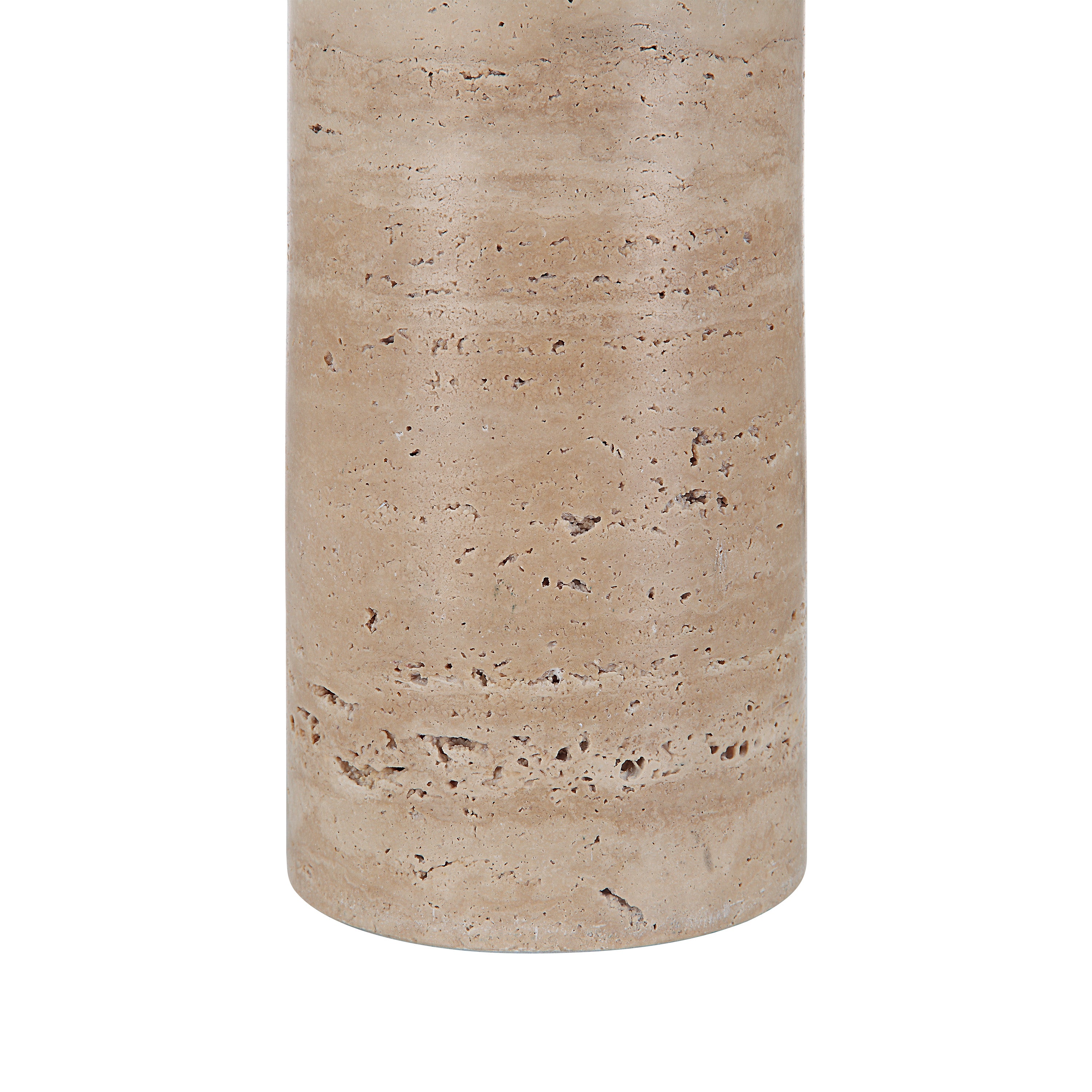 Ixora 25" Tall Brass Table Lamp with Drum Linen Shade-Table Lamp-DECOROLALA