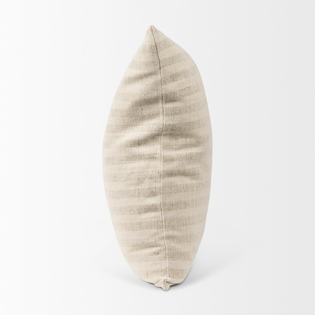 Jace Stripe Linen-Cotton Pillow Cover - Cream/Beige (min order qty 2)-Decorative Pillows-DECOROLALA