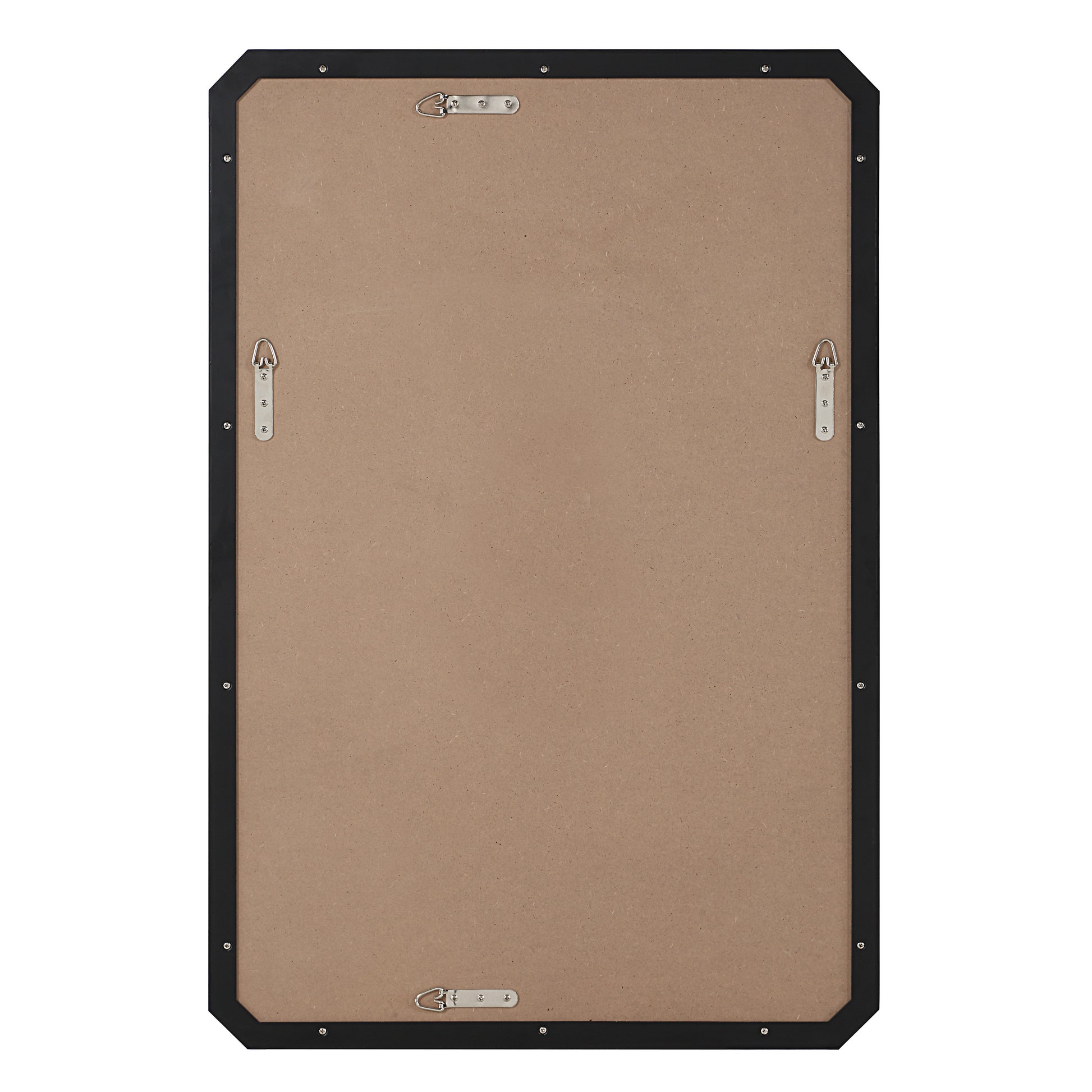 Jace 36" H x 24" W Wall Mirror, Black-Mirror-DECOROLALA