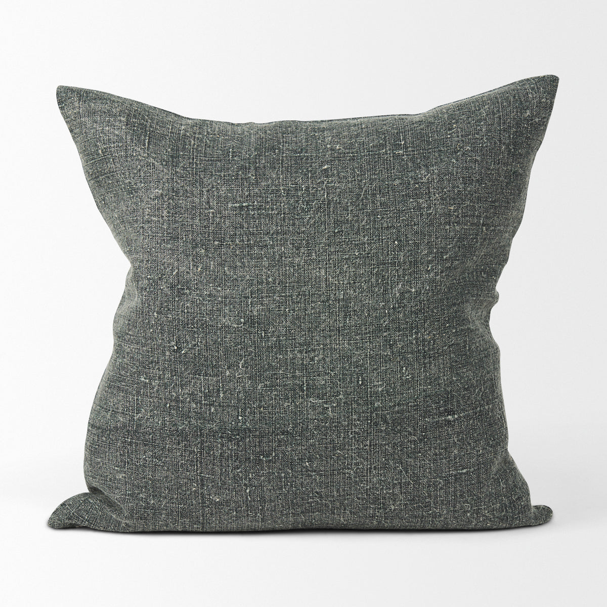 Jack Green Linen Square Pillow Cover (min order qty 2)-Decorative Pillows-DECOROLALA