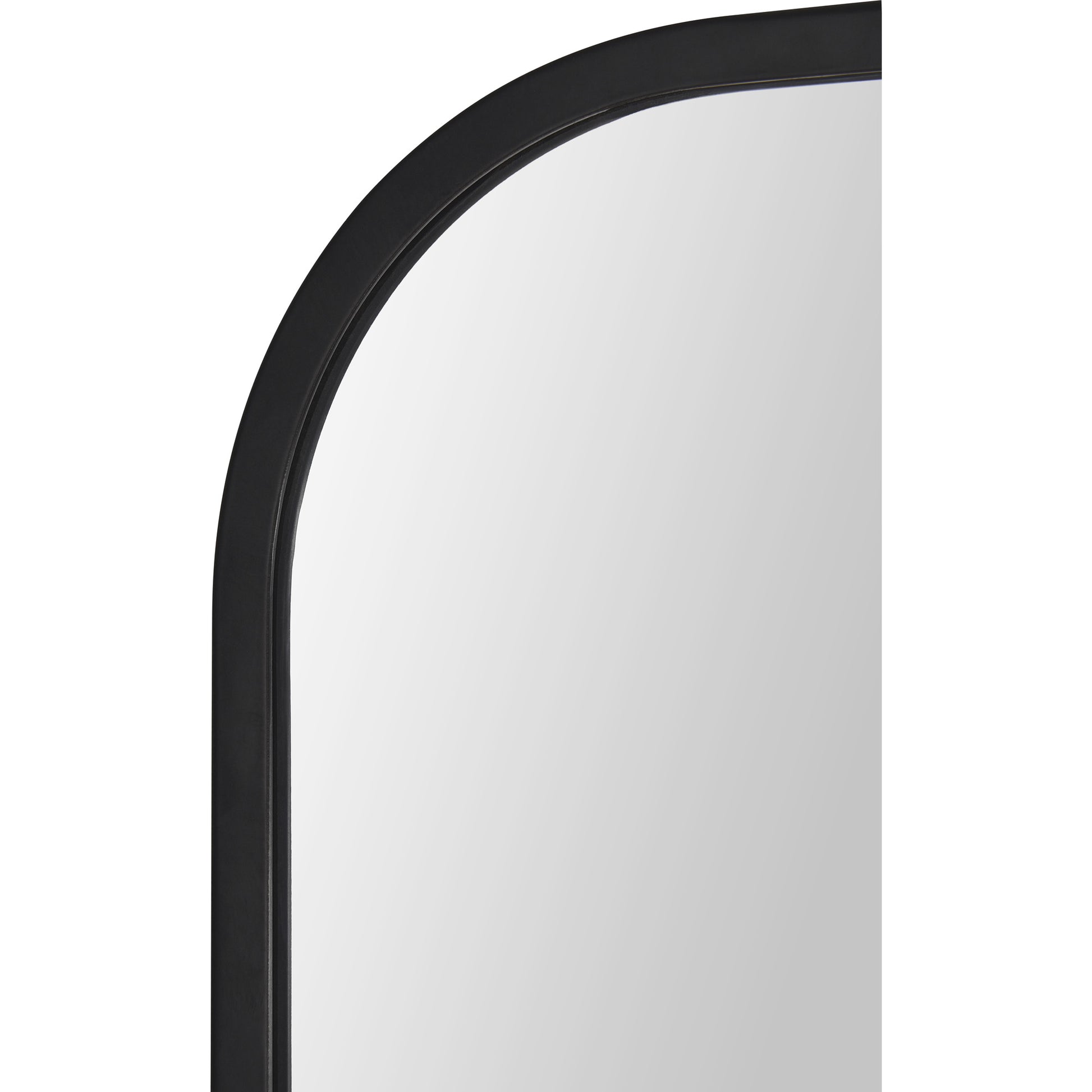 Jackline 36" Tall Rectangle Wall Mirror, Black-Mirror-DECOROLALA