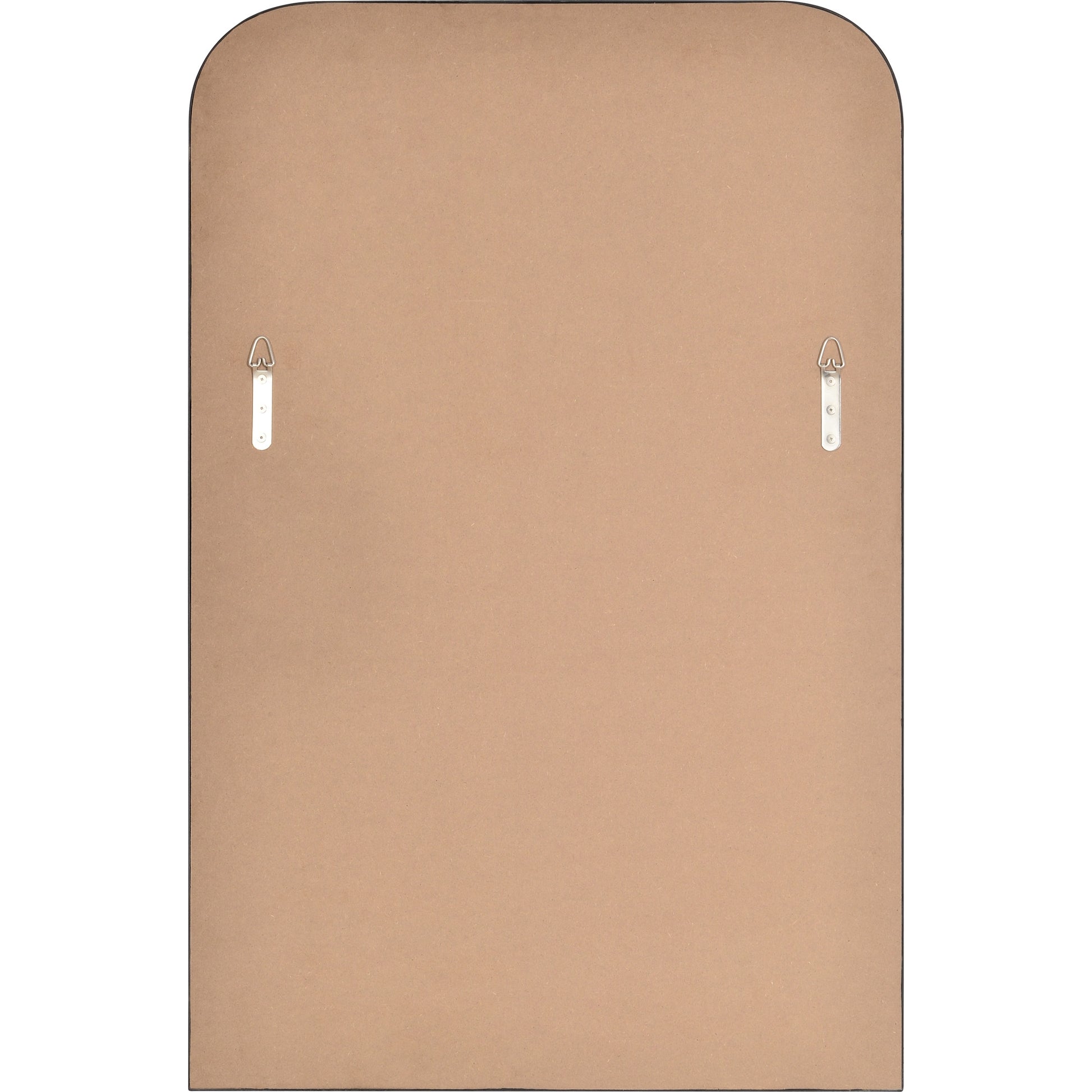 Jackline 36" Tall Rectangle Wall Mirror, Black-Mirror-DECOROLALA