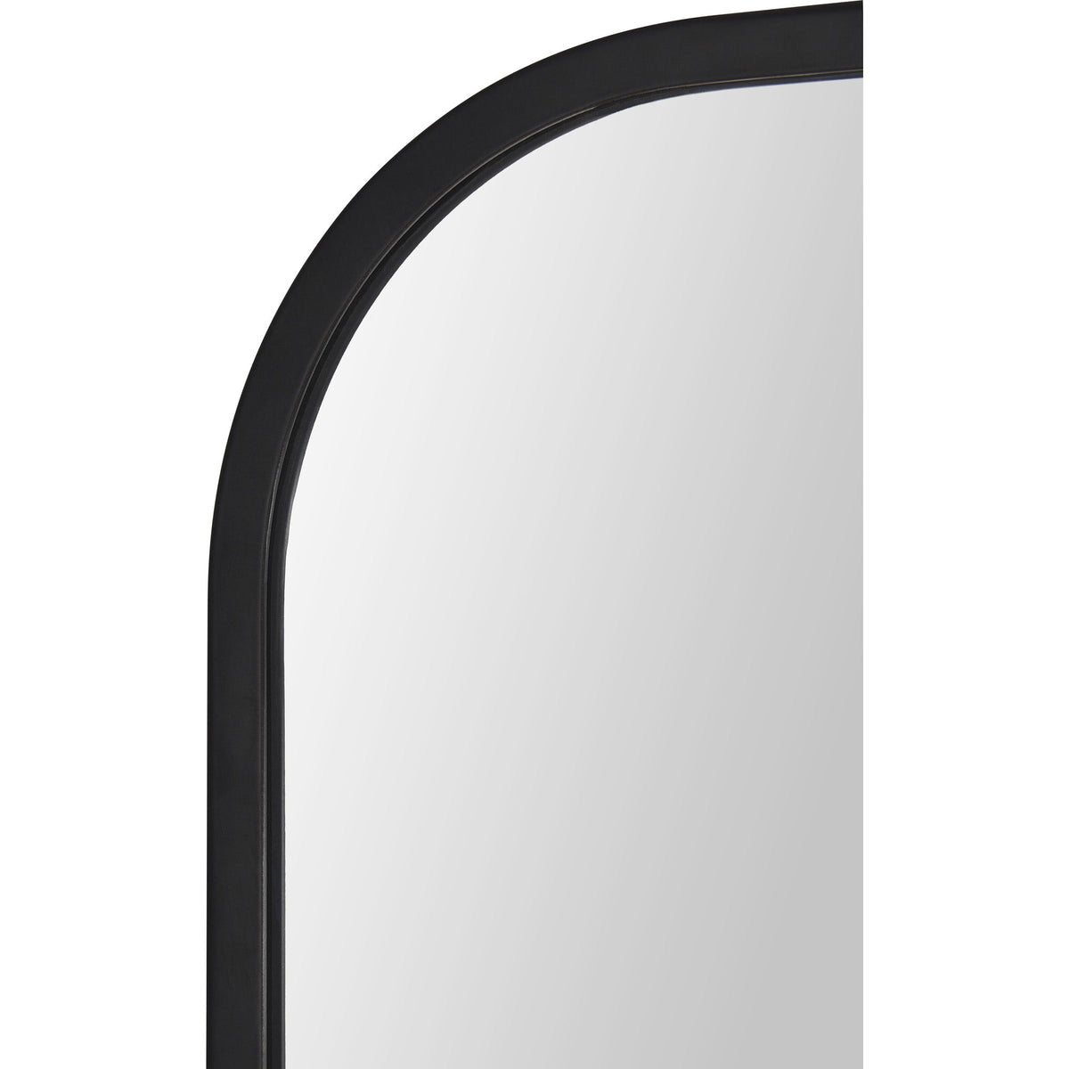 Jackline 36" Tall Rectangle Wall Mirror, Black-Mirrors-DECOROLALA