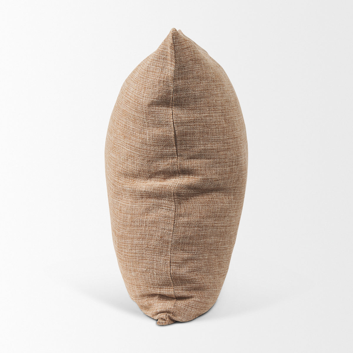 Jacklyn Brown Linen Square Pillow (min order qty 2)-Decorative Pillows-DECOROLALA