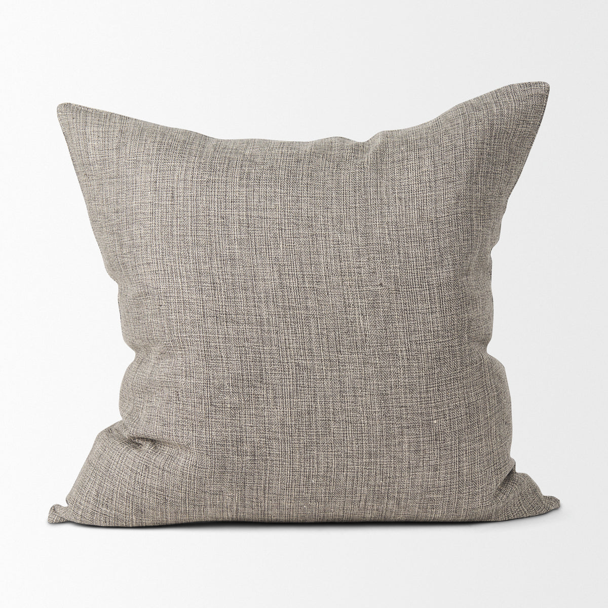 Jacklyn Grey Linen Square Decorative Pillow Cover (min order qty 2)-Decorative Pillows-DECOROLALA