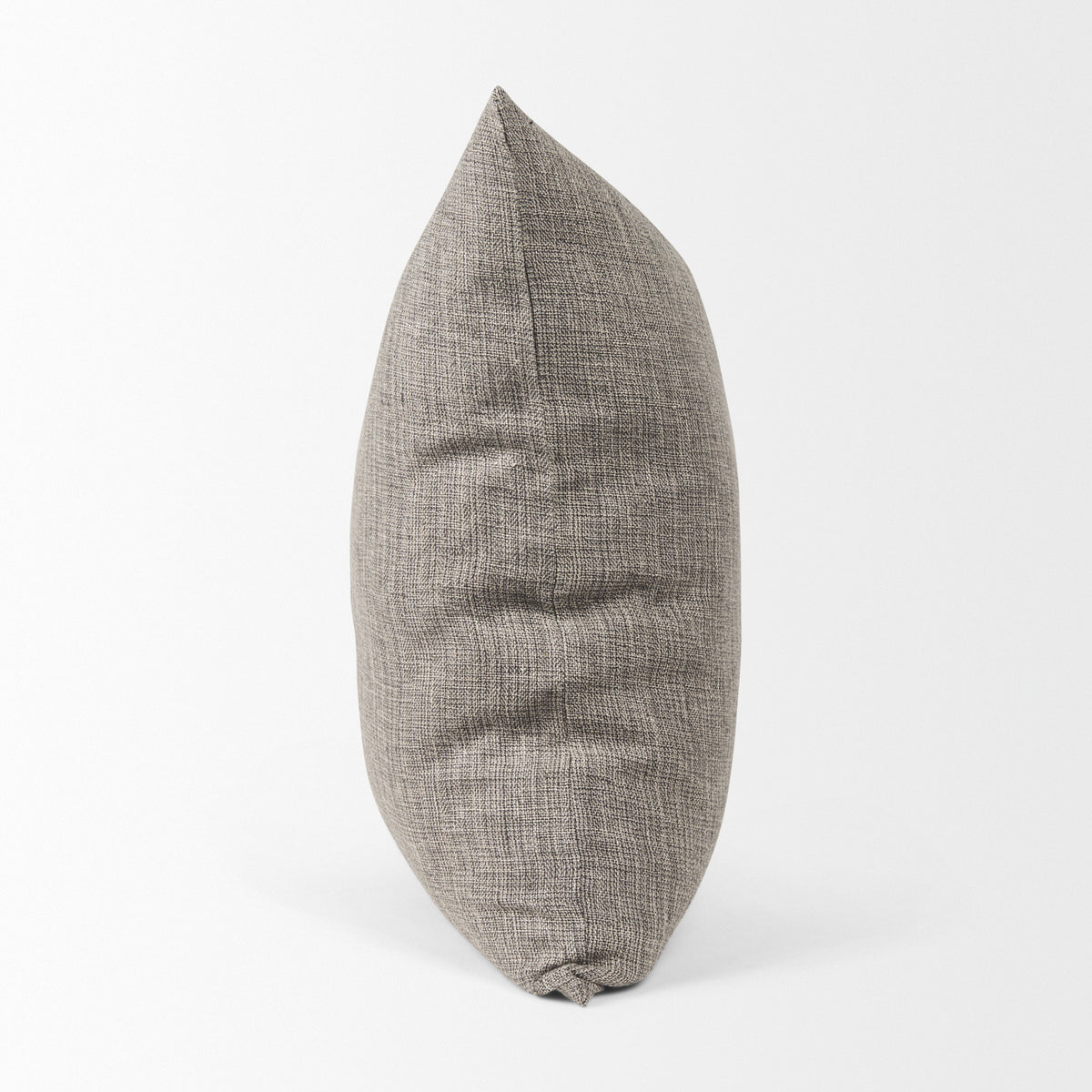 Jacklyn 22x22 Grey Linen Square Decorative Pillow Cover w/Down Filler-Decorative Pillows-DECOROLALA
