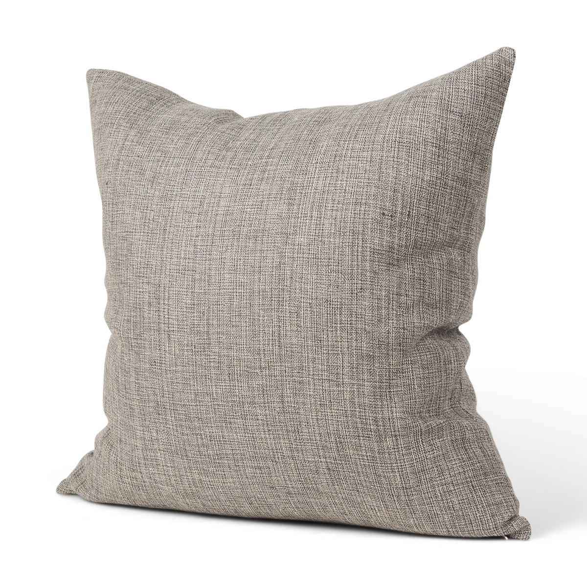 Jacklyn Grey Linen Square Decorative Pillow Cover (min order qty 2)-Decorative Pillows-DECOROLALA