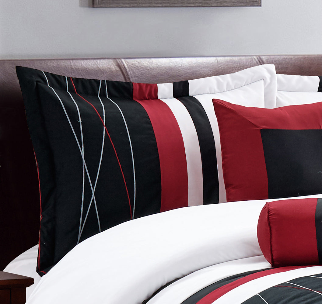 Jakarta 7 PC Comforter Set-Comforters and Quilts-DECOROLALA